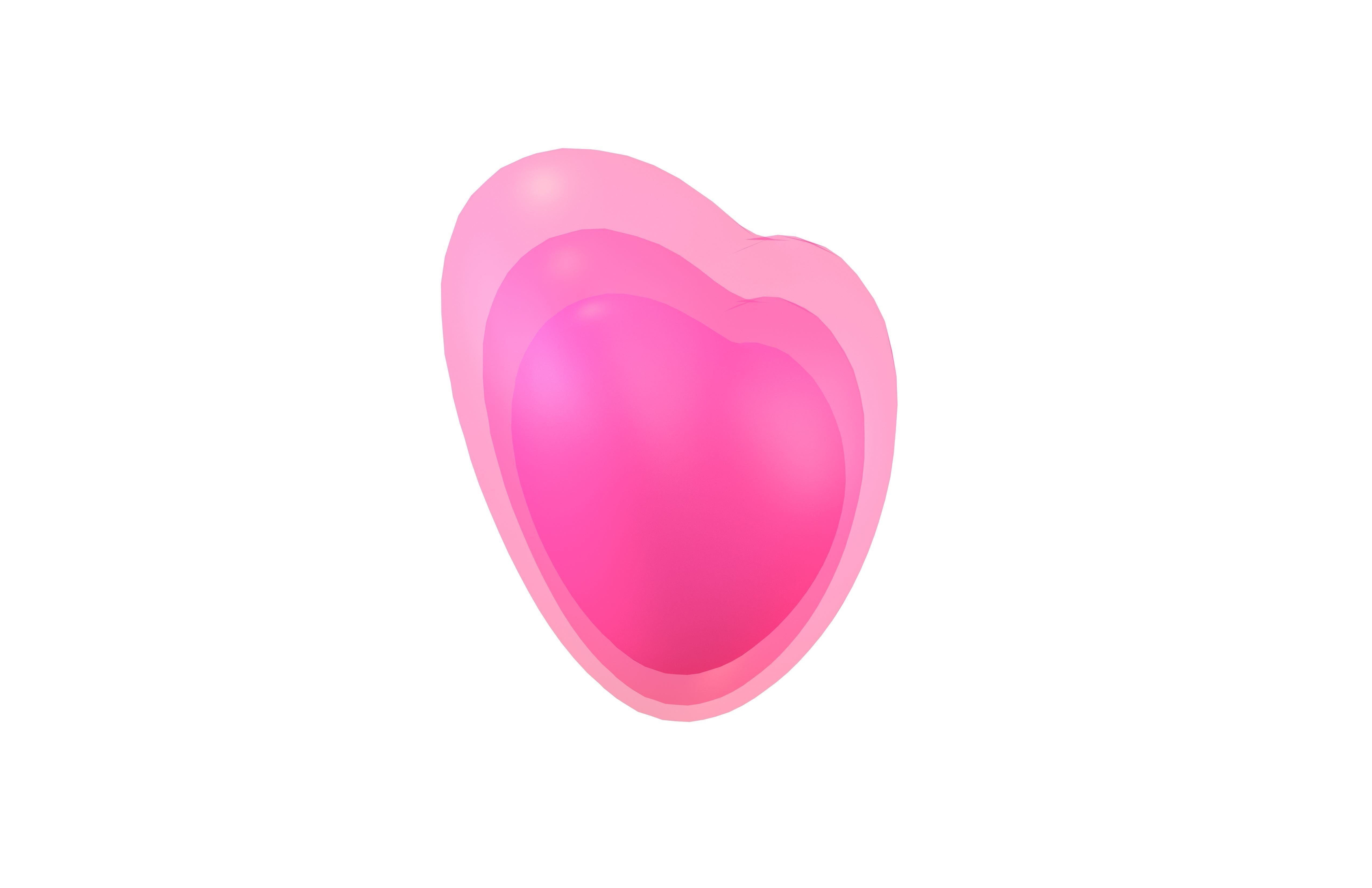 Growing Heart v1 001 Low-poly 3D model_3