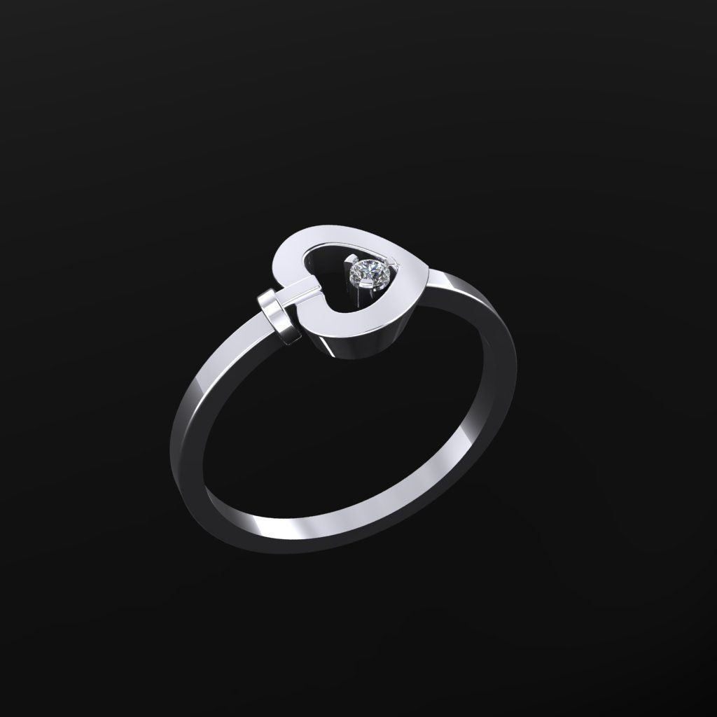Fred Ring 3D print model_3