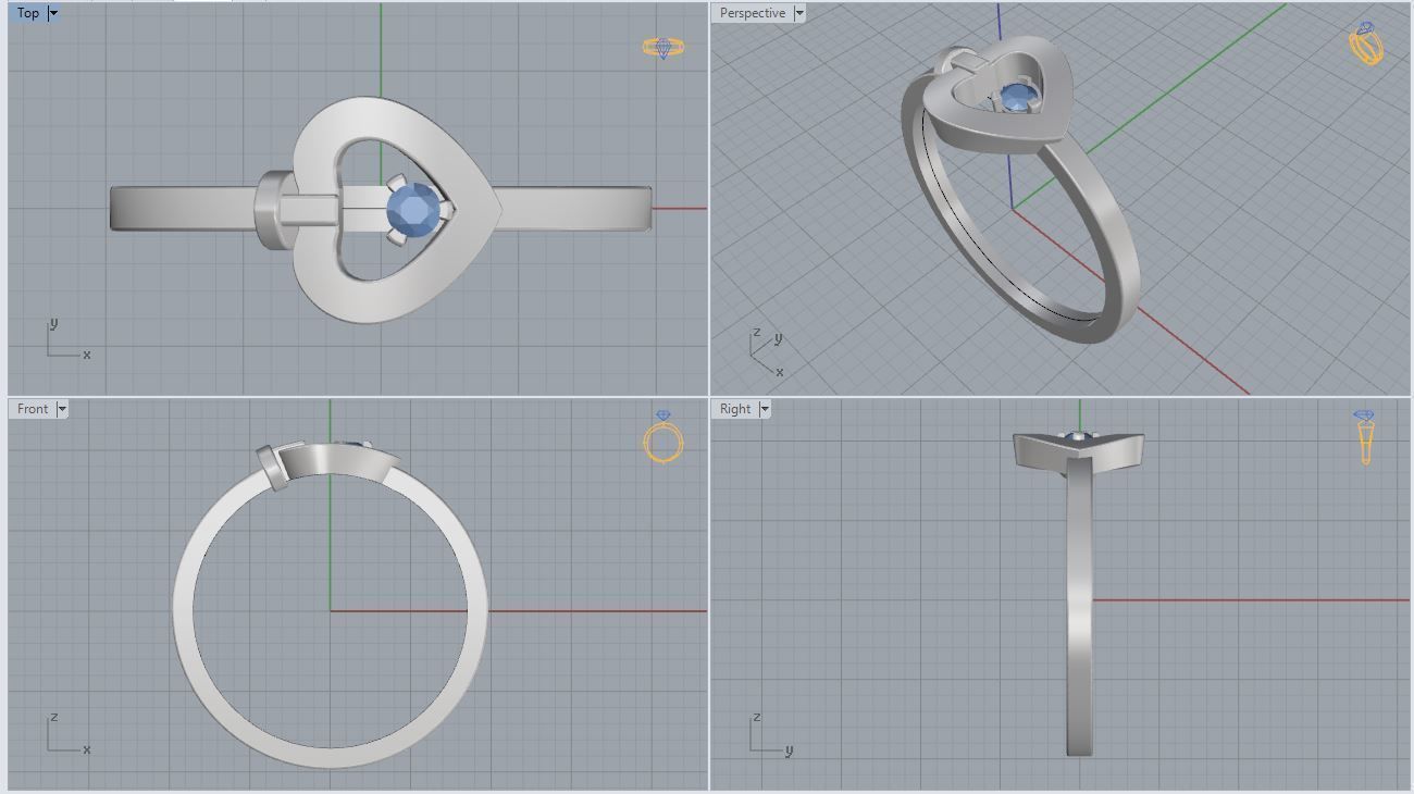 Fred Ring 3D print model_6