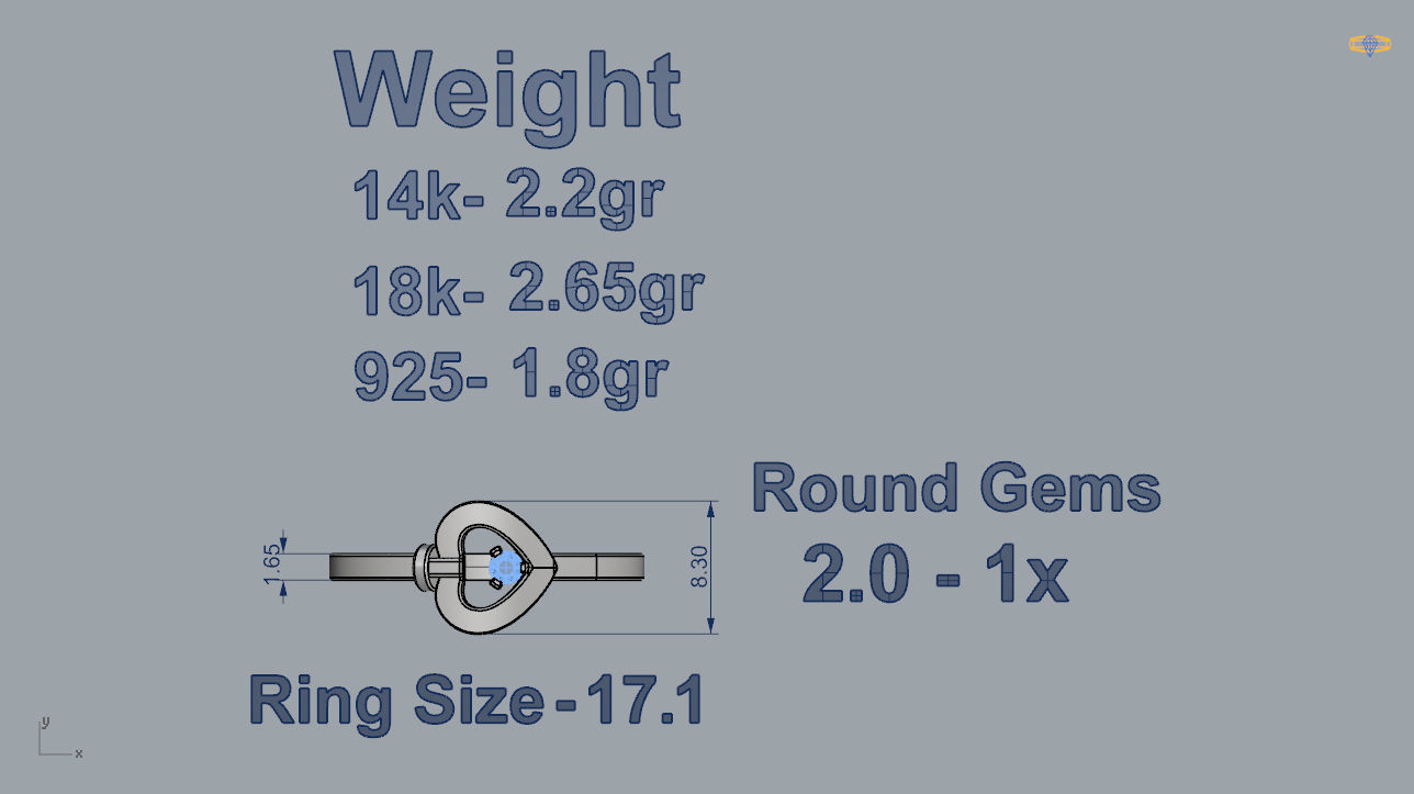 Fred Ring 3D print model_4