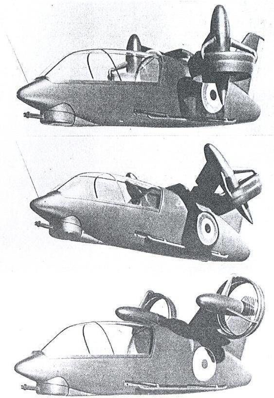 NORD 501 combat VSTOL 3D print model_4