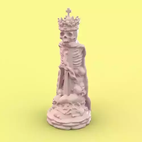 Skull King chess piece