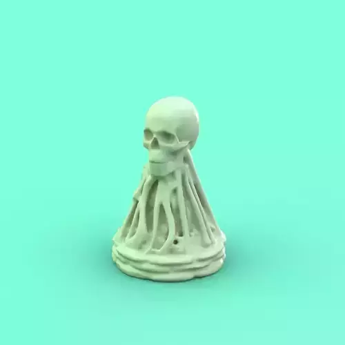 Skull Pawn chess piece