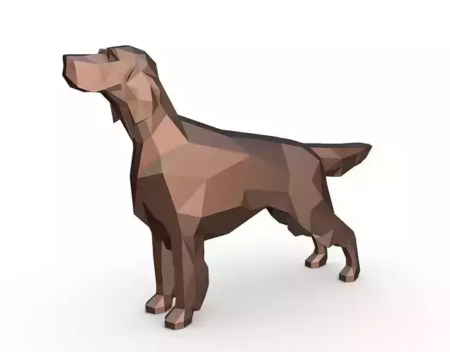 english setter 3D print model