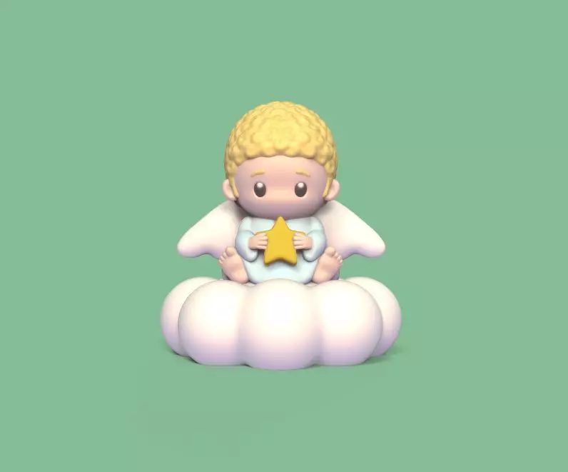 Angel Cloud 3D print model_0