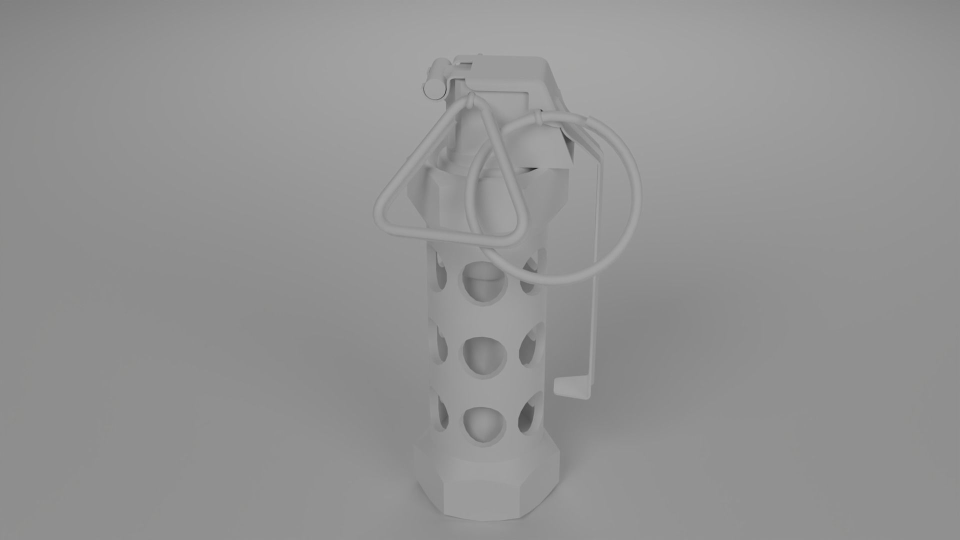 Stun Grenade Low Poly 3D Model Low-poly 3D model_9