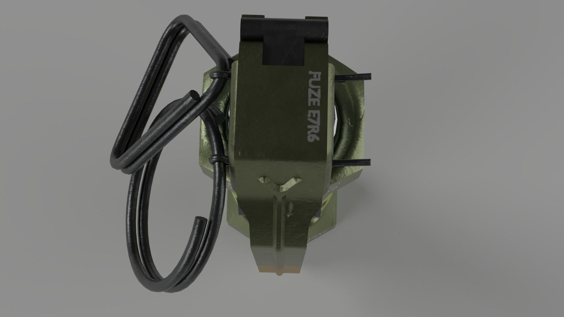 Stun Grenade Low Poly 3D Model Low-poly 3D model_8