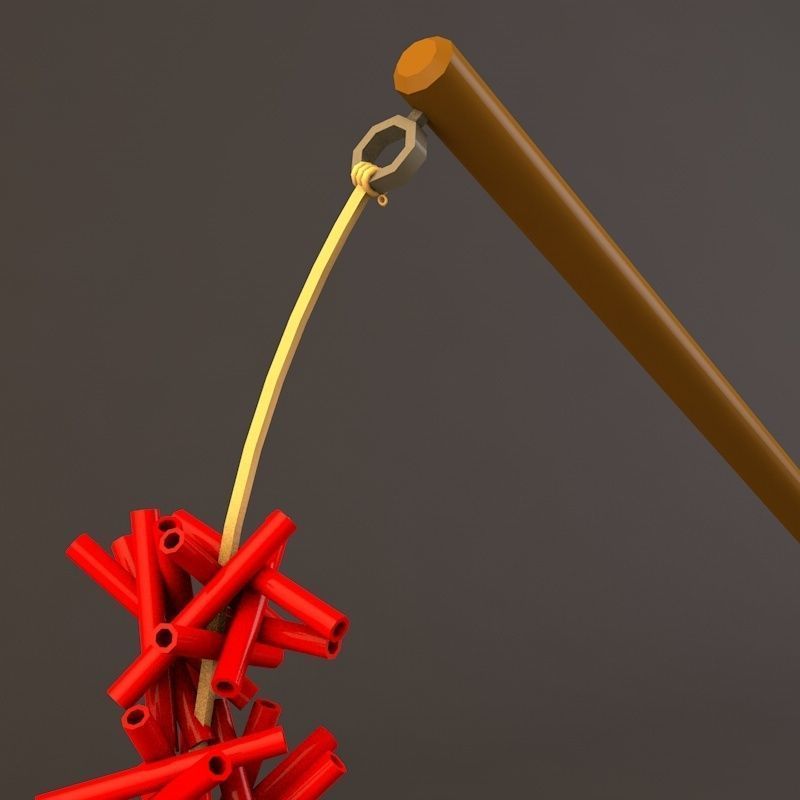 Chinese Lunar New Year Spring Festival Elements 3D Model Collection_13