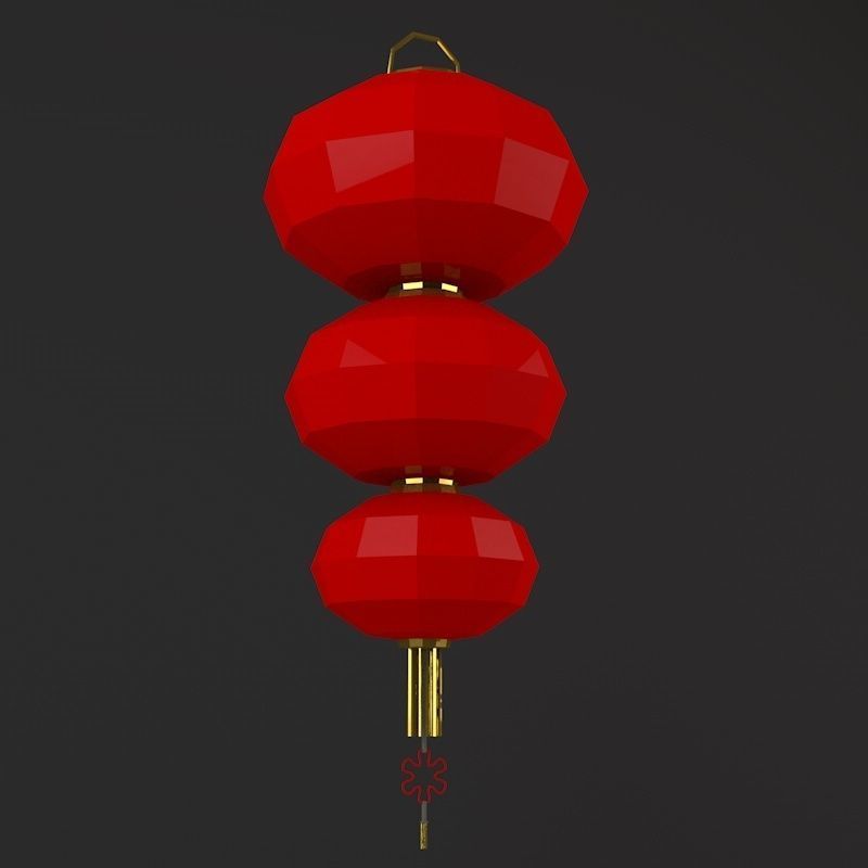 Chinese Lunar New Year Spring Festival Elements 3D Model Collection_37
