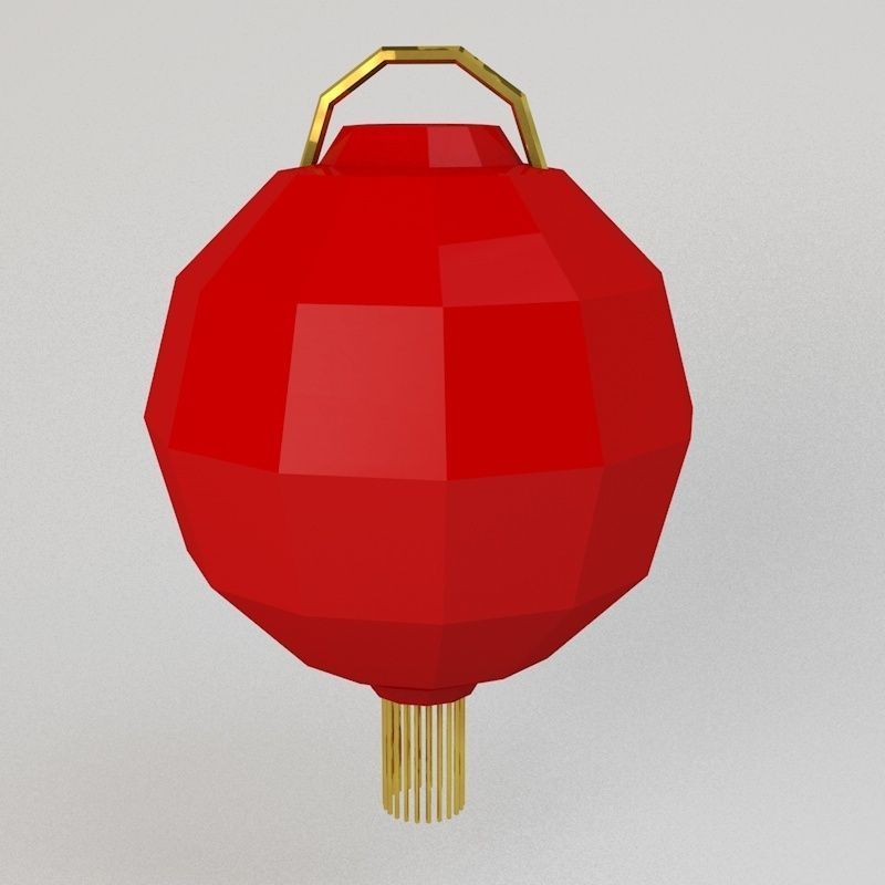 Chinese Lunar New Year Spring Festival Elements 3D Model Collection_38