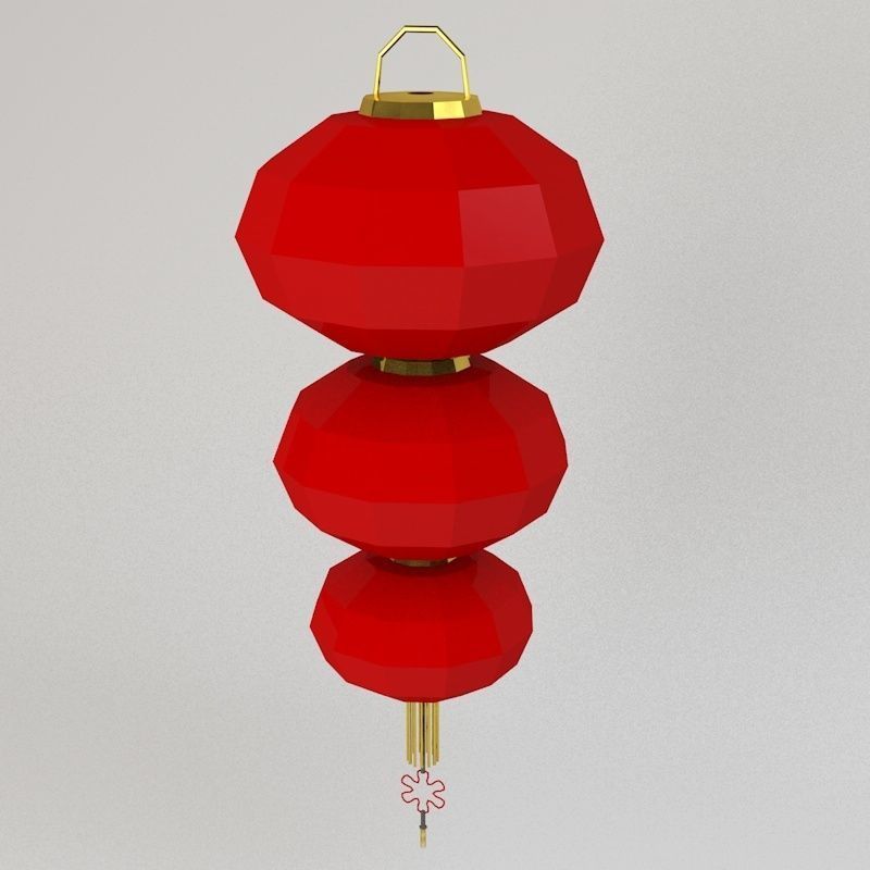 Chinese Lunar New Year Spring Festival Elements 3D Model Collection_51