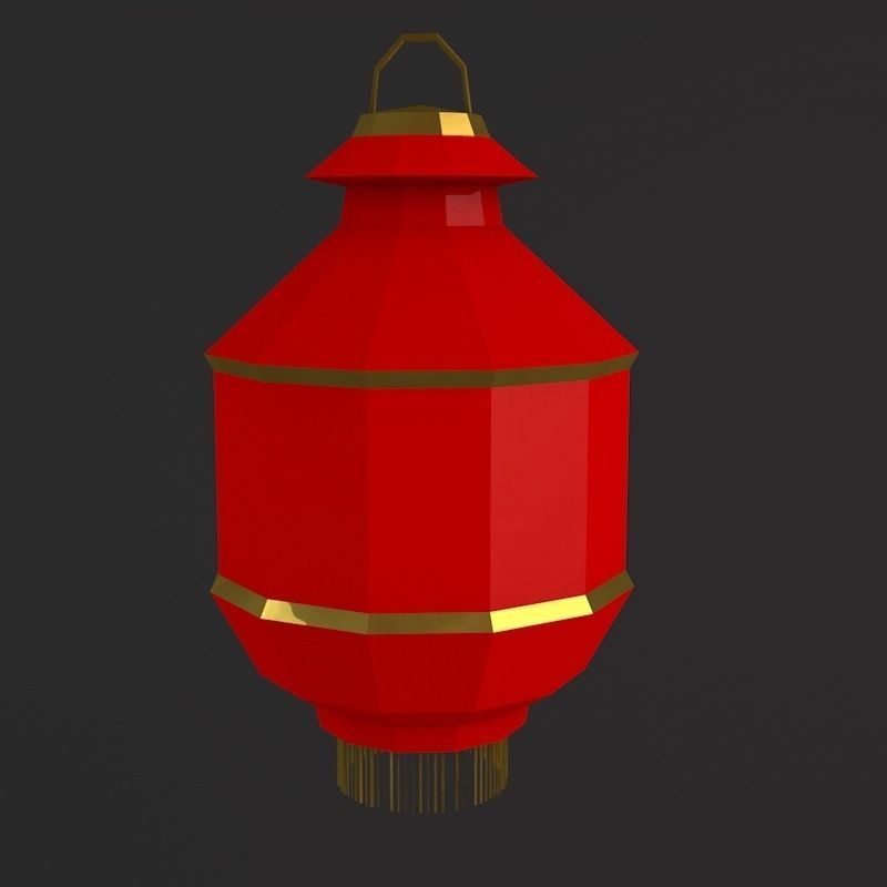 Chinese Lunar New Year Spring Festival Elements 3D Model Collection_34