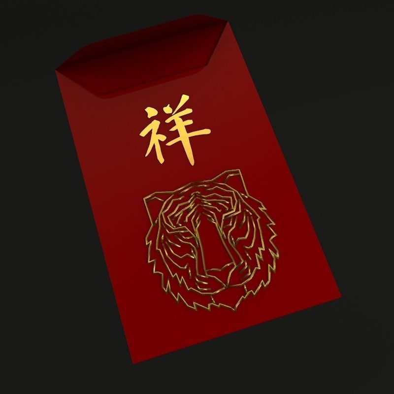 Chinese Lunar New Year Spring Festival Elements 3D Model Collection_16
