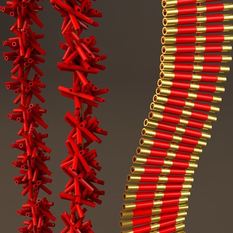 Chinese Lunar New Year Spring Festival Elements 3D Model Collection_12