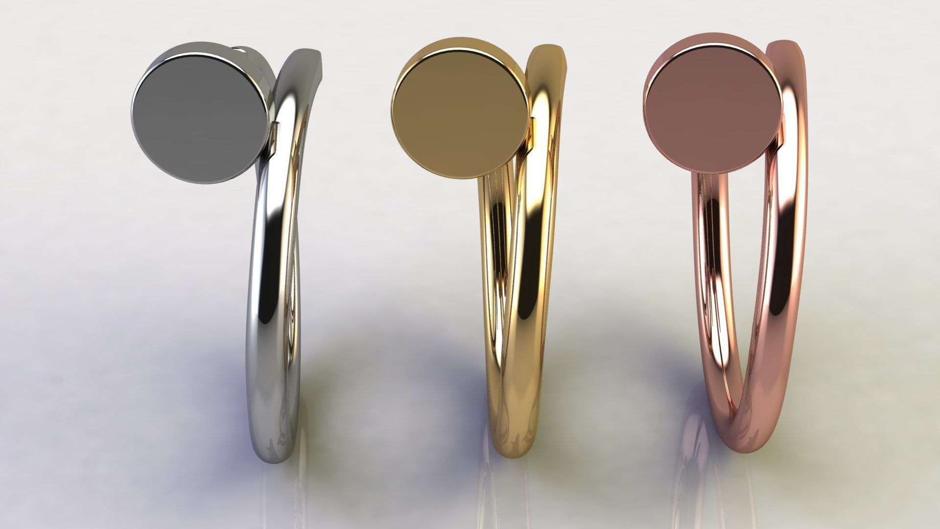 Nail Ring size 15 mm 3D print model_18