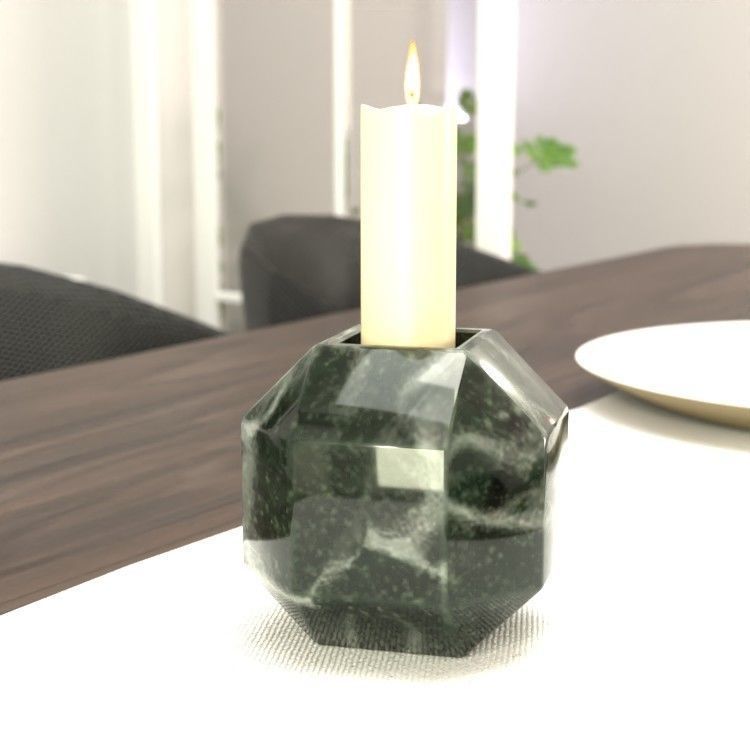 Dining Table 3D model_10