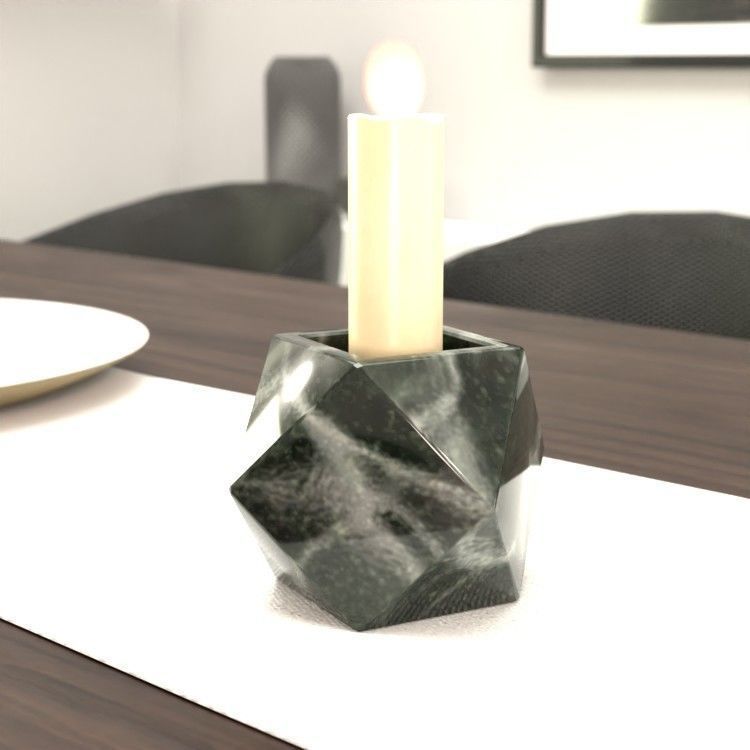 Dining Table 3D model_9