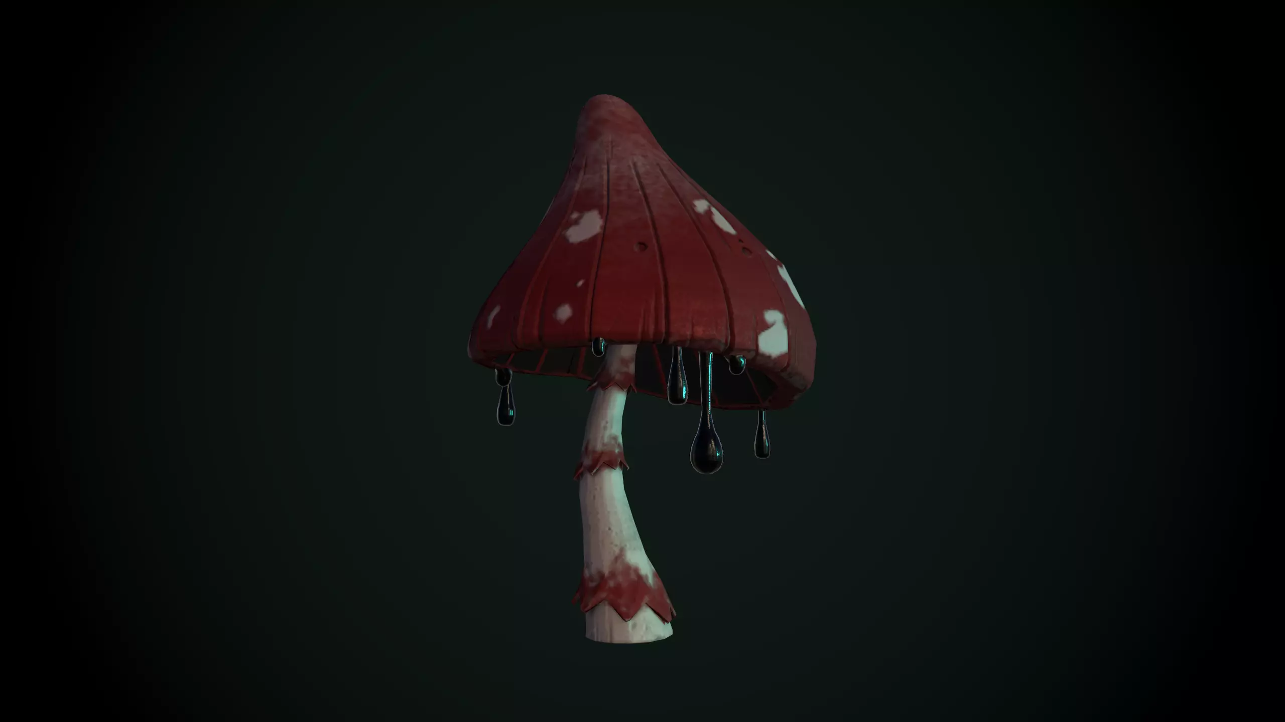  musroom fly agaric  Low-poly 3D model_0