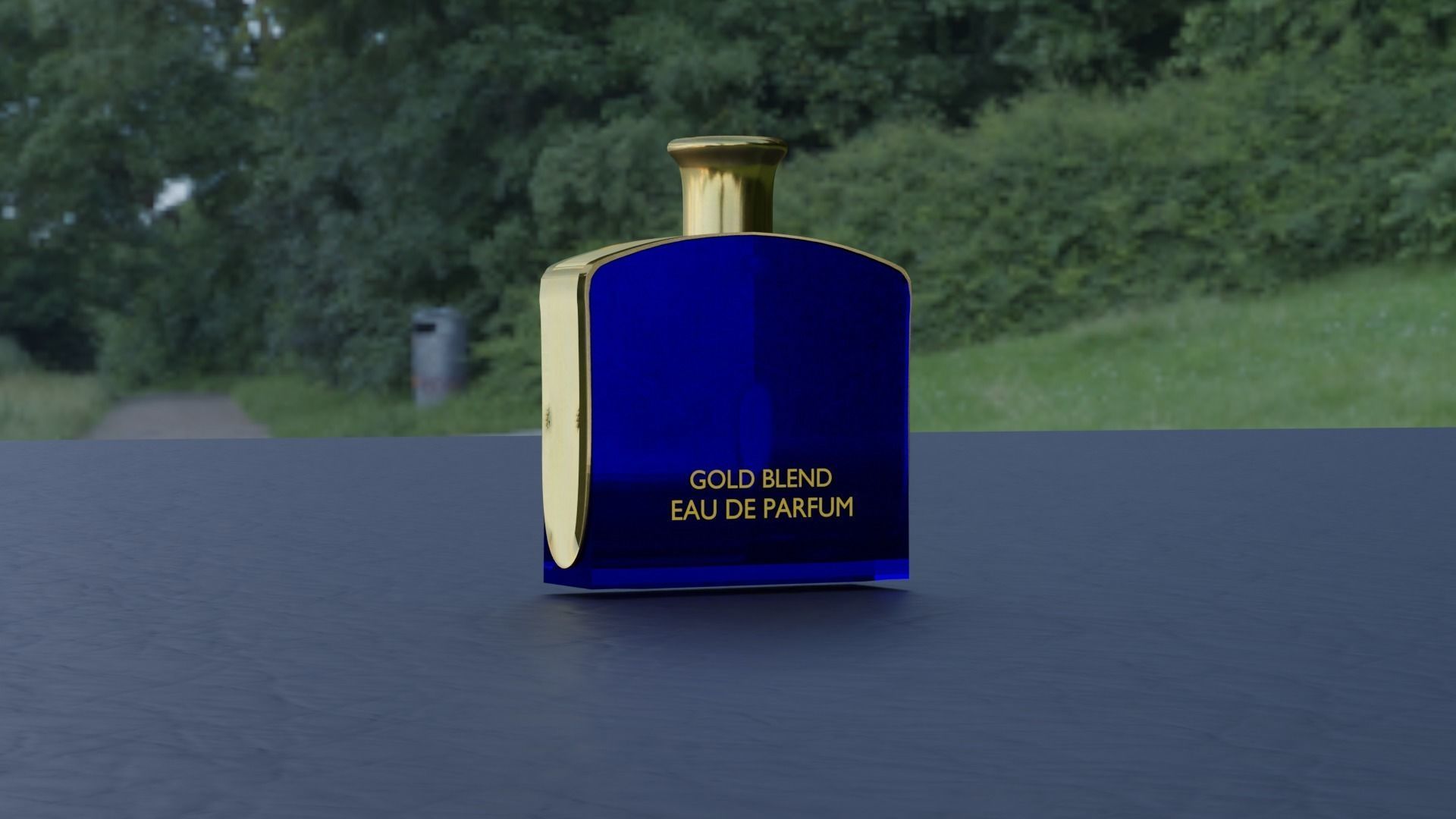 POLO EAU DE PARFUM GLASS 3D model_2