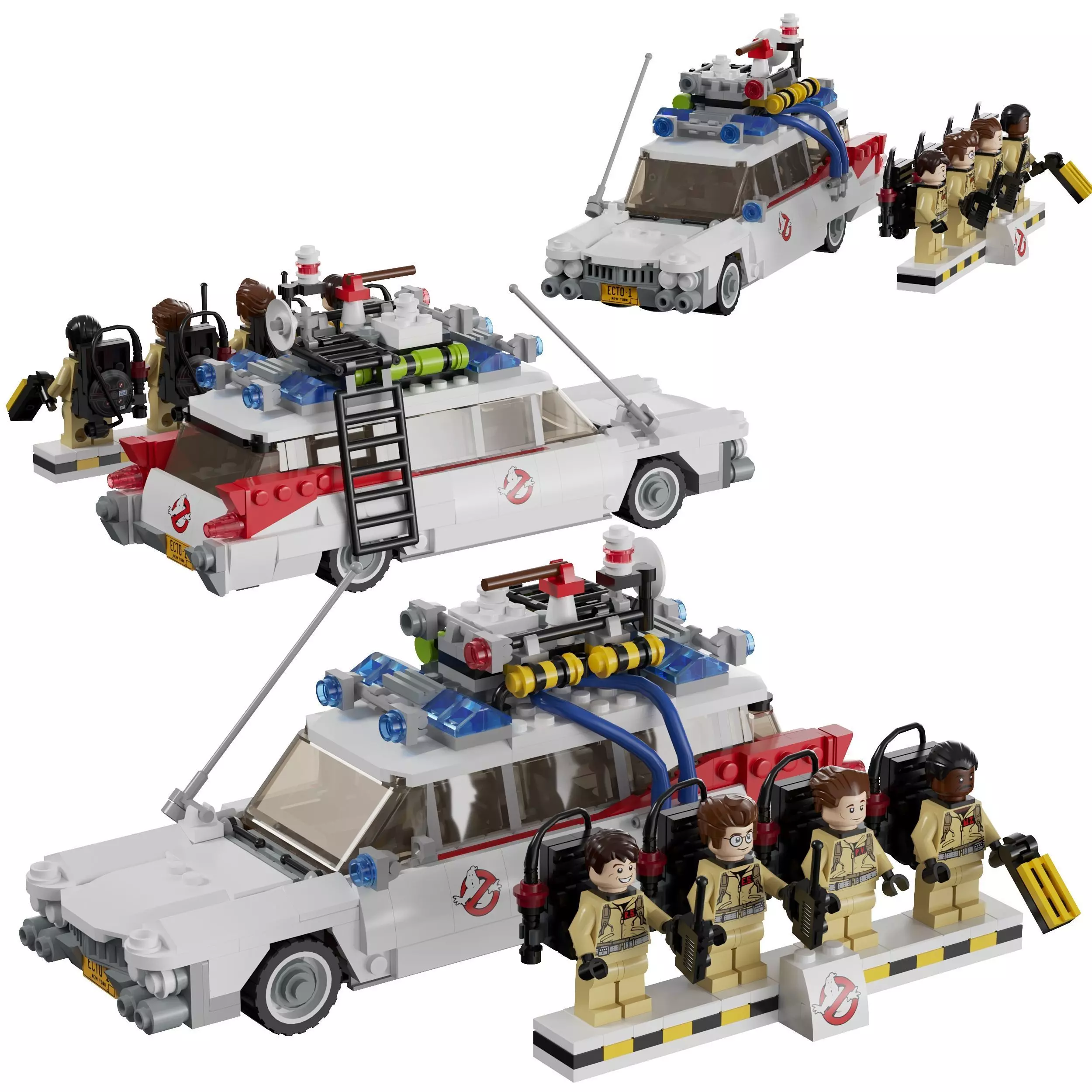 Lego - 21108 Ghostbusters Ecto-1 3D model_0