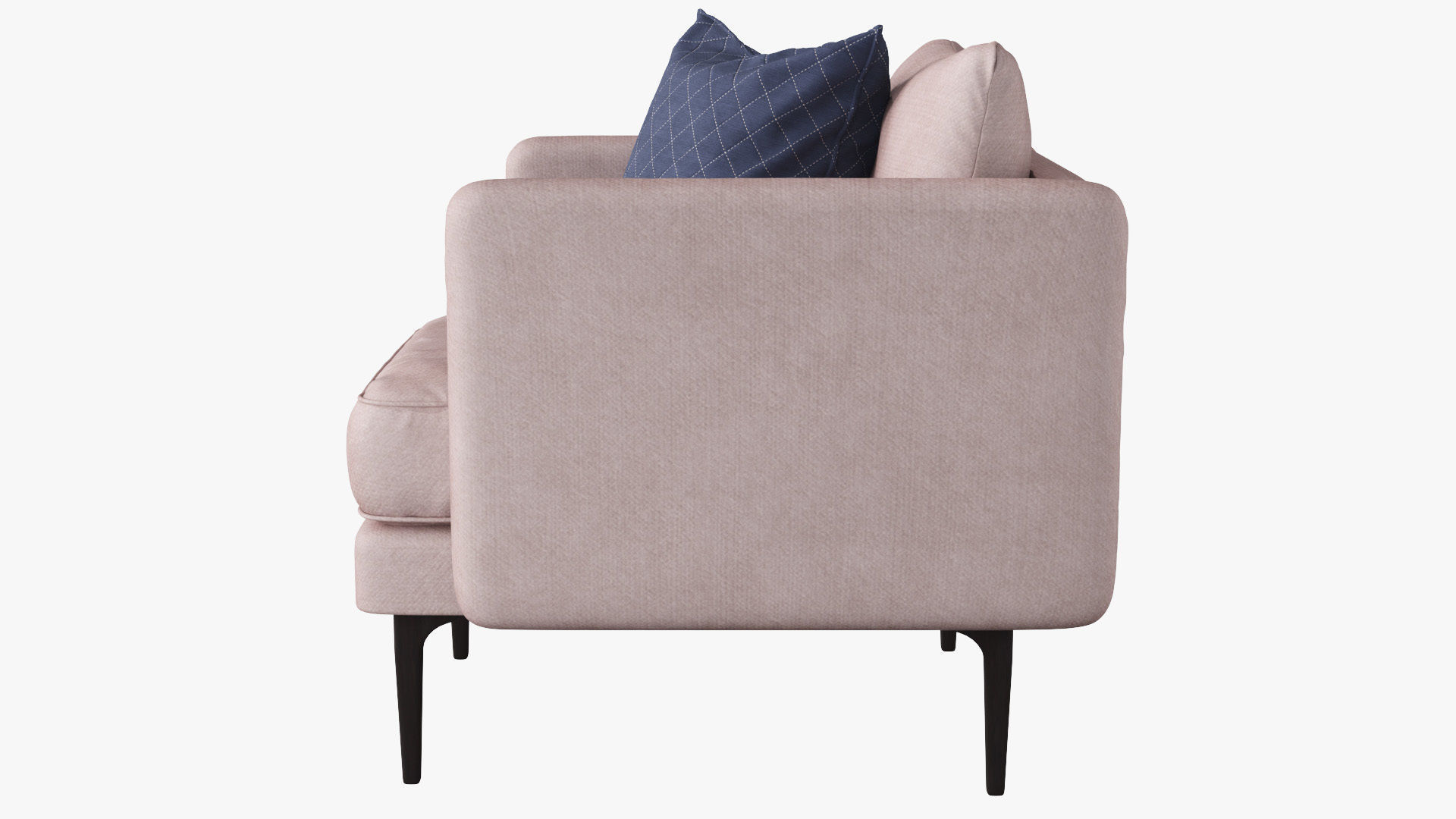 Auburn Armchair Low-poly 3D model_5