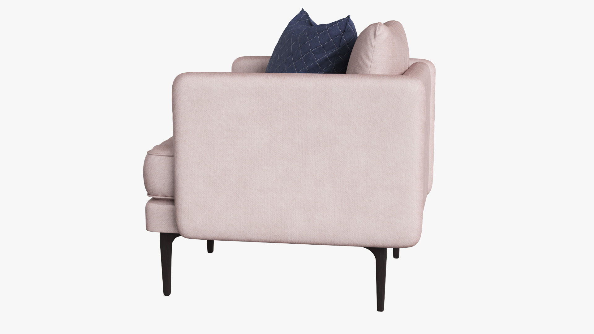 Auburn Armchair Low-poly 3D model_27