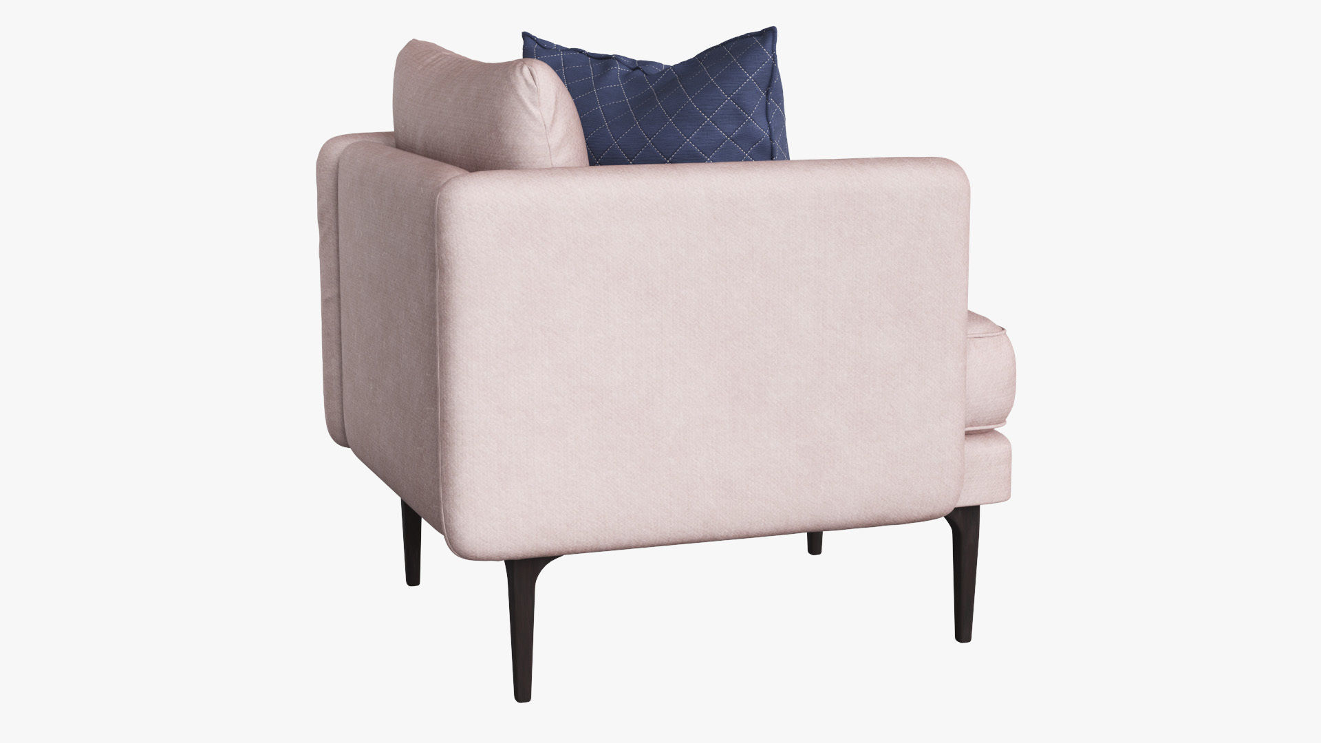 Auburn Armchair Low-poly 3D model_22