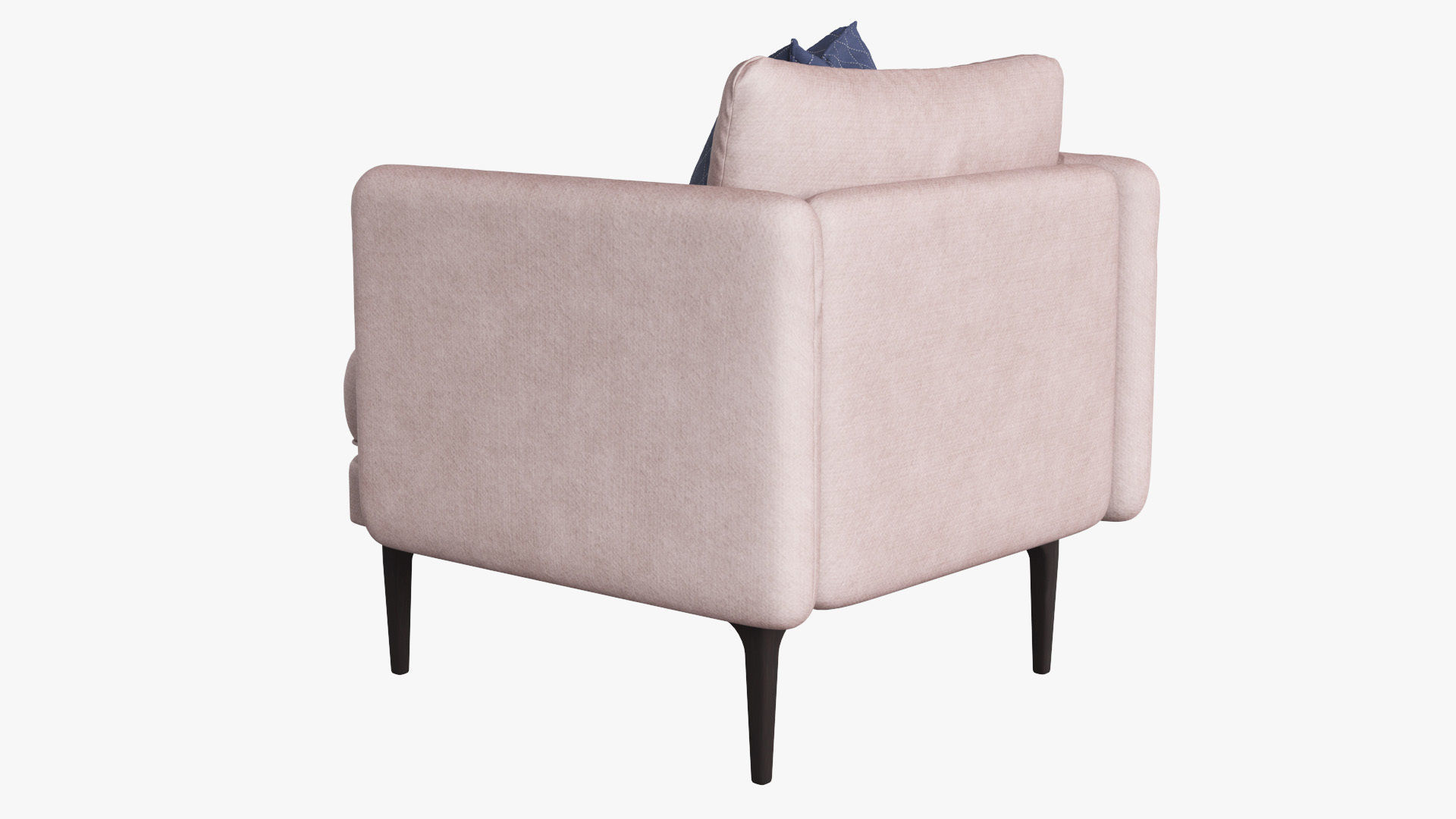 Auburn Armchair Low-poly 3D model_26