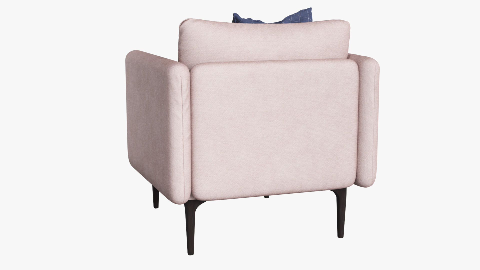 Auburn Armchair Low-poly 3D model_25