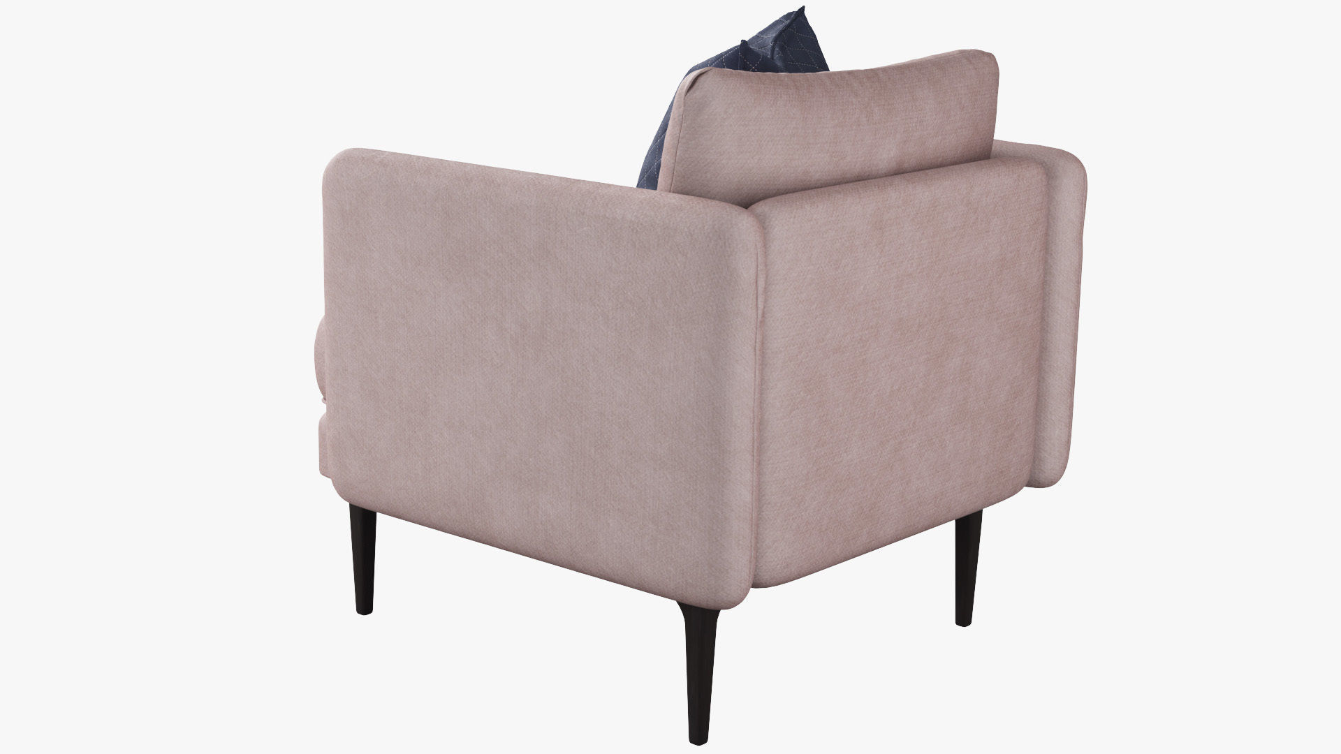 Auburn Armchair Low-poly 3D model_6