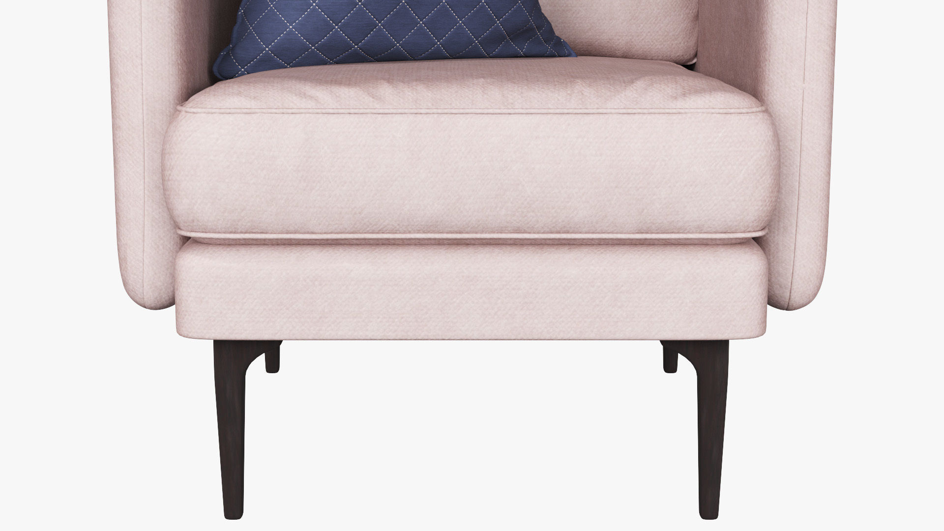 Auburn Armchair Low-poly 3D model_8