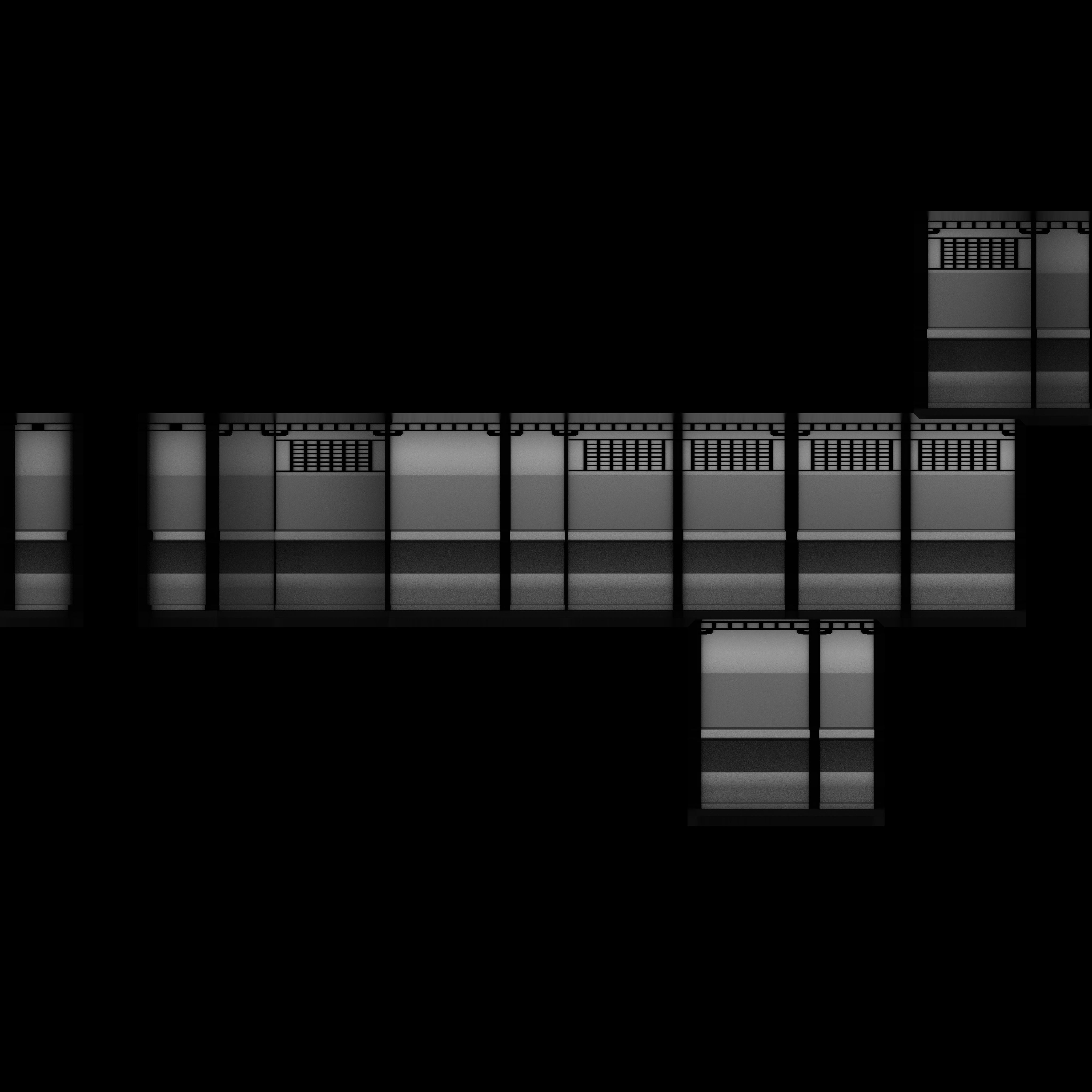  Asian Japanese and Chinese Realistic Building 3D model_83