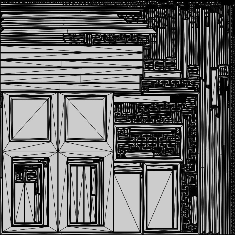  Asian Japanese and Chinese Realistic Building 3D model_66