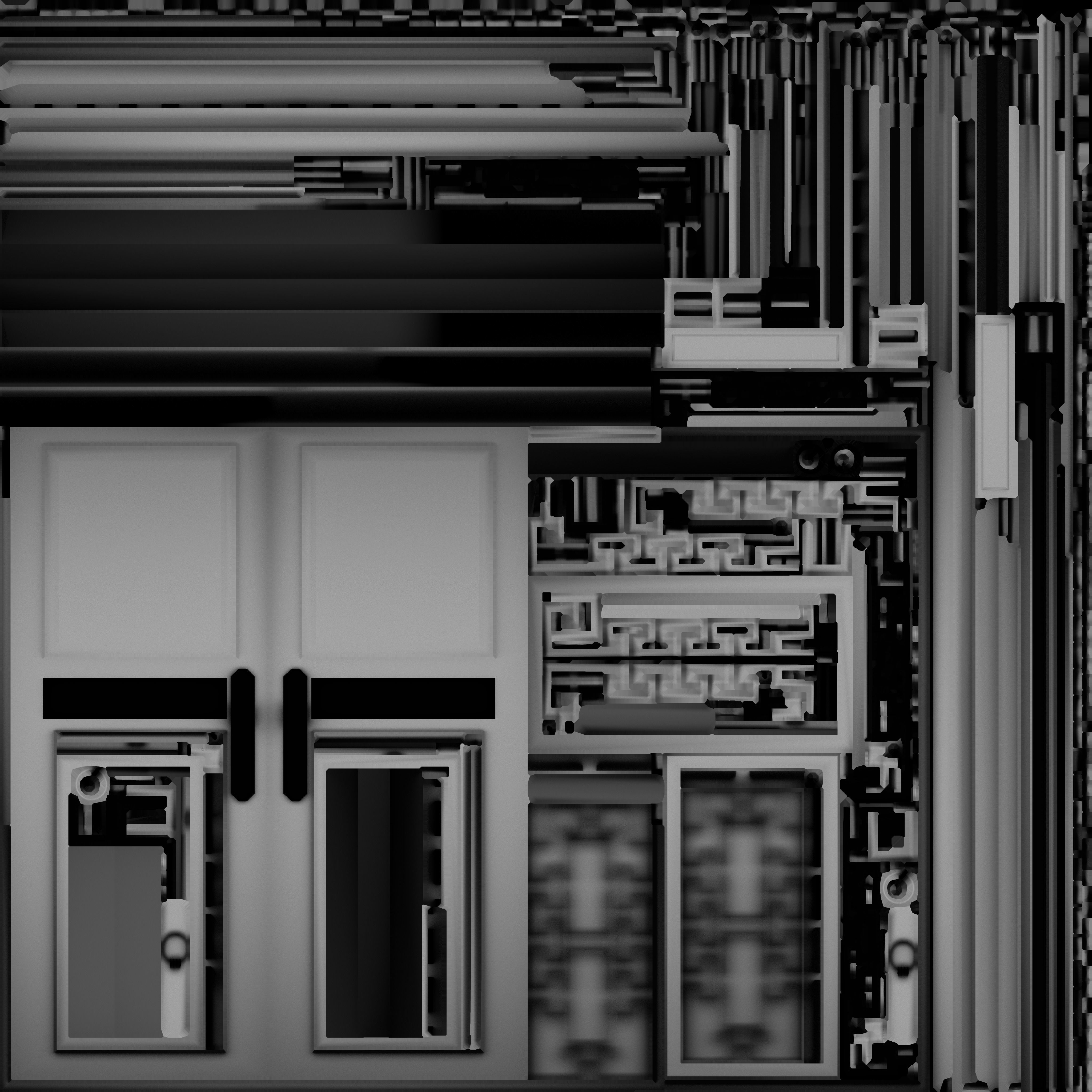  Asian Japanese and Chinese Realistic Building 3D model_95