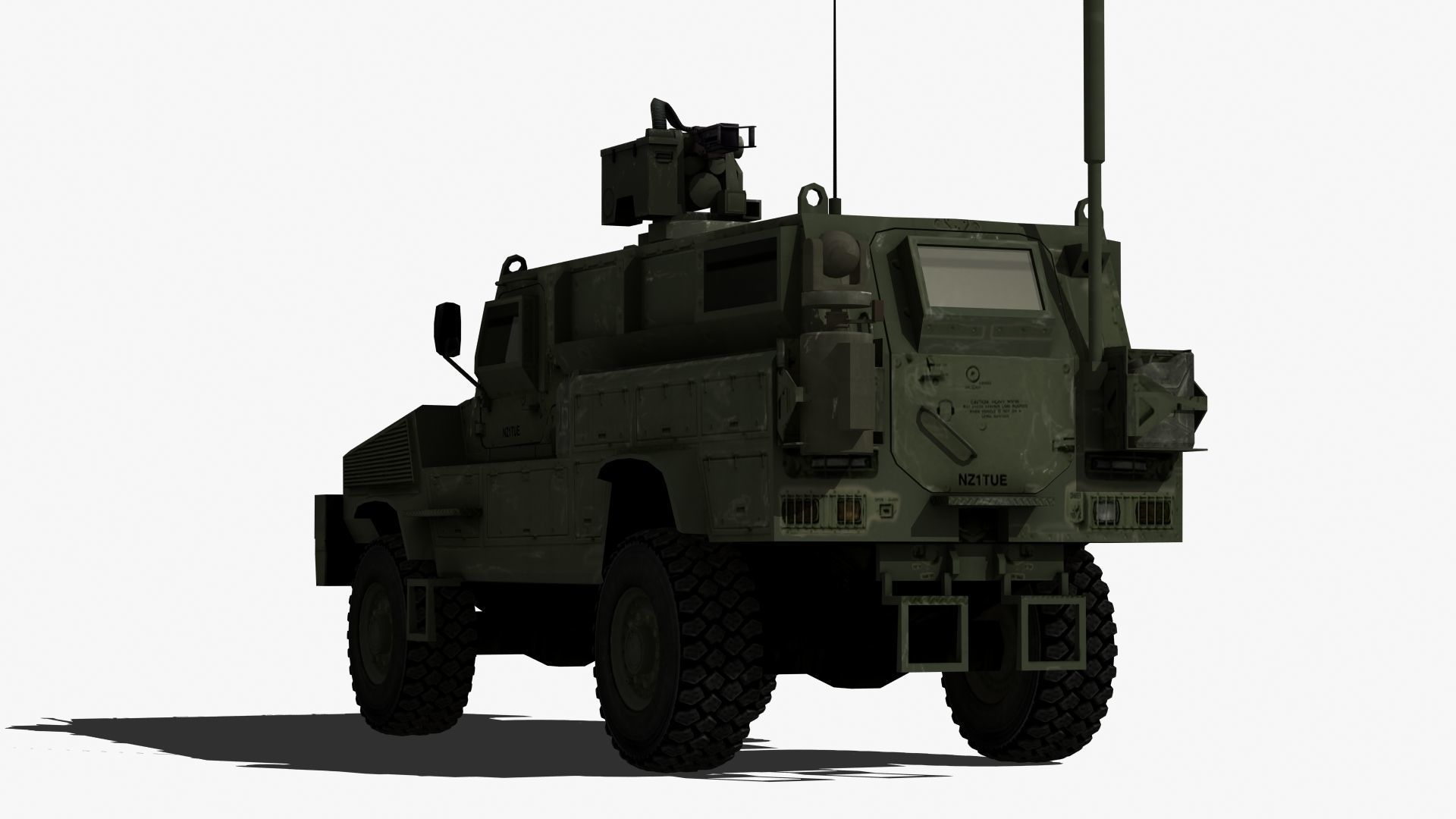 RG-31 Nyala Low-poly 3D model_23