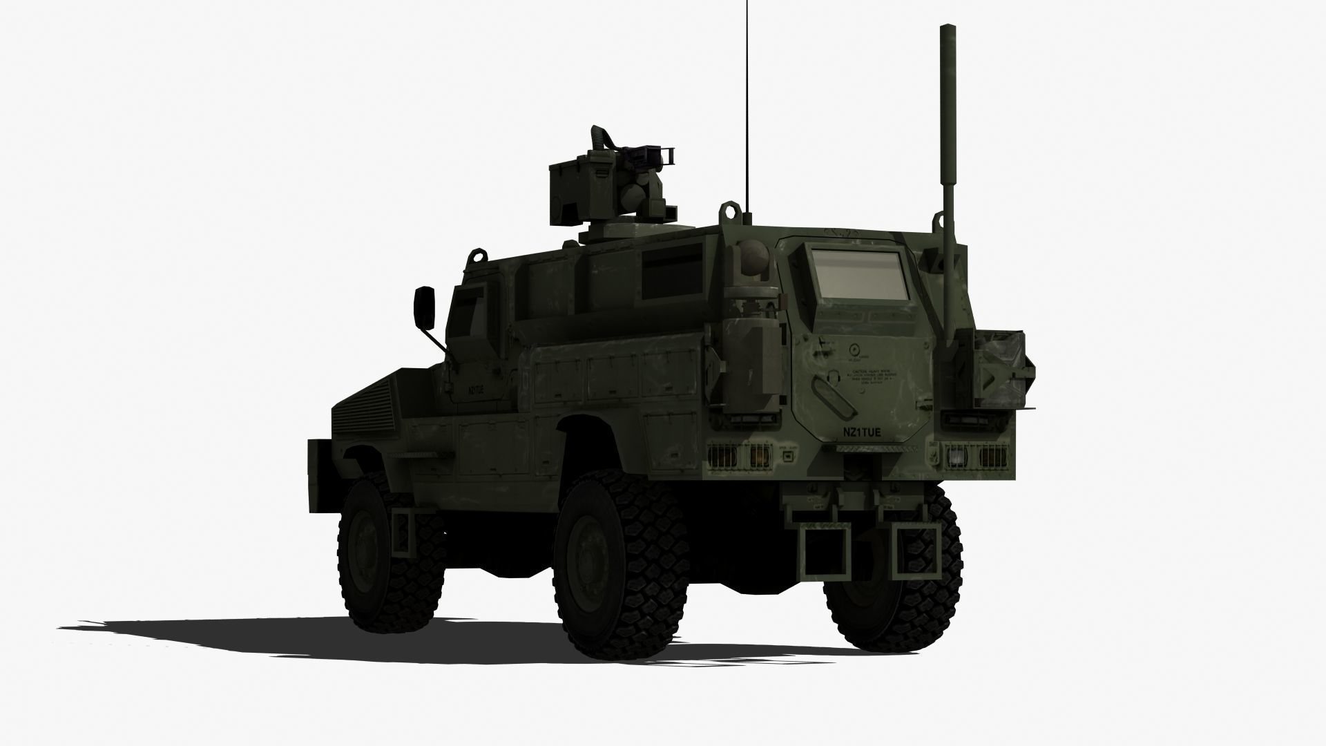 RG-31 Nyala Low-poly 3D model_24
