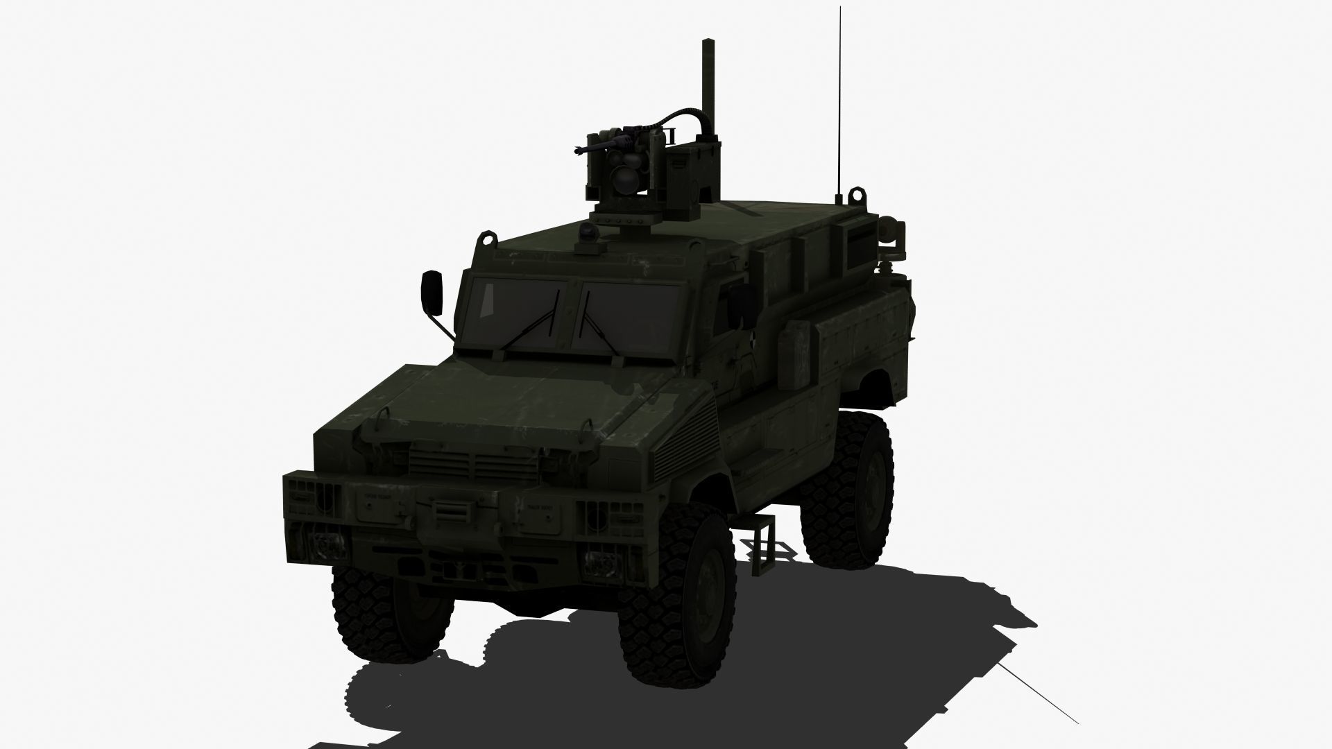 RG-31 Nyala Low-poly 3D model_33