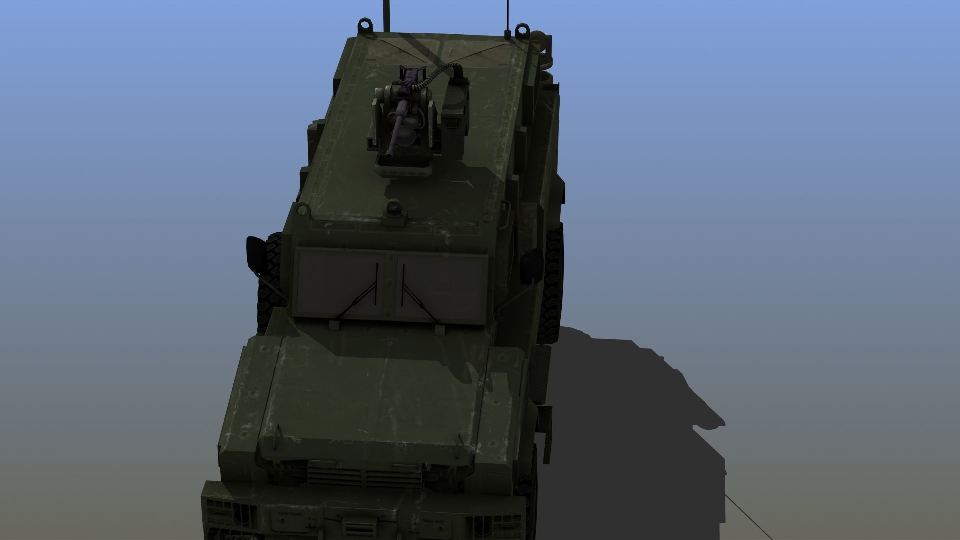 RG-31 Nyala Low-poly 3D model_8