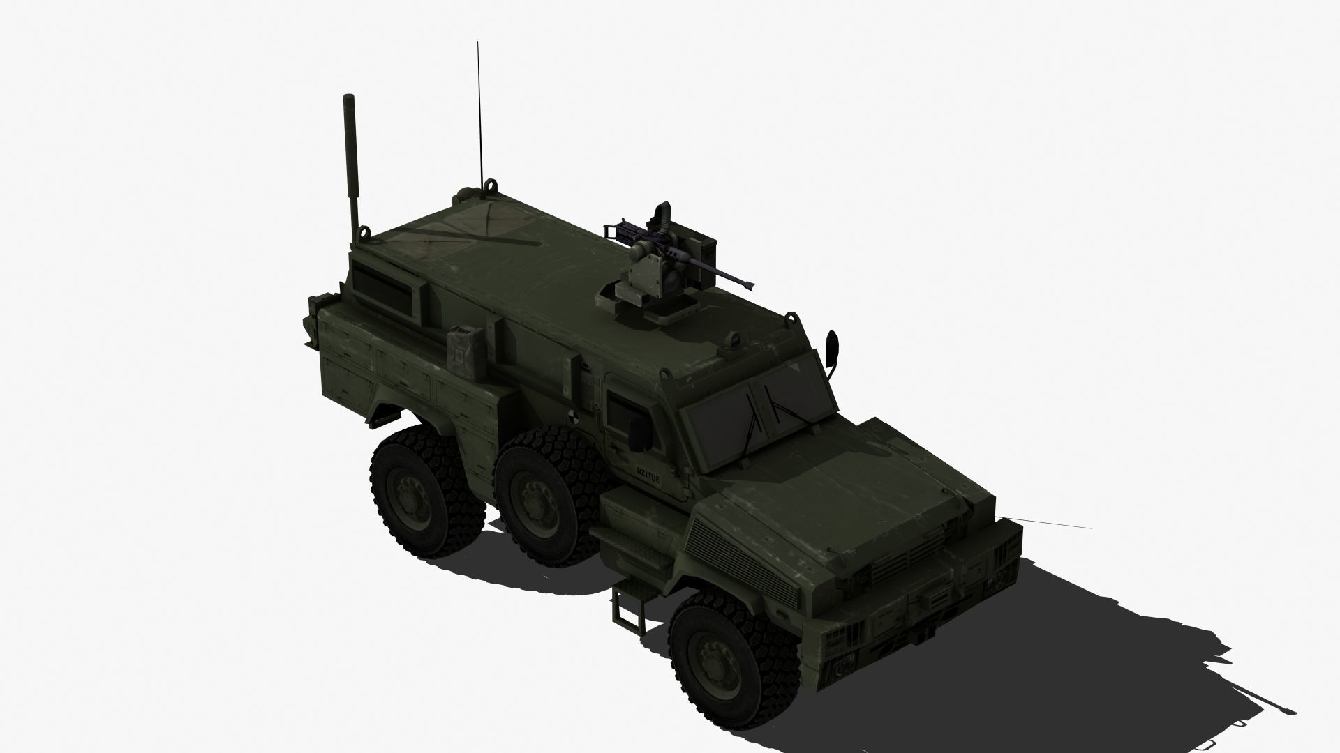 RG-31 Nyala Low-poly 3D model_20