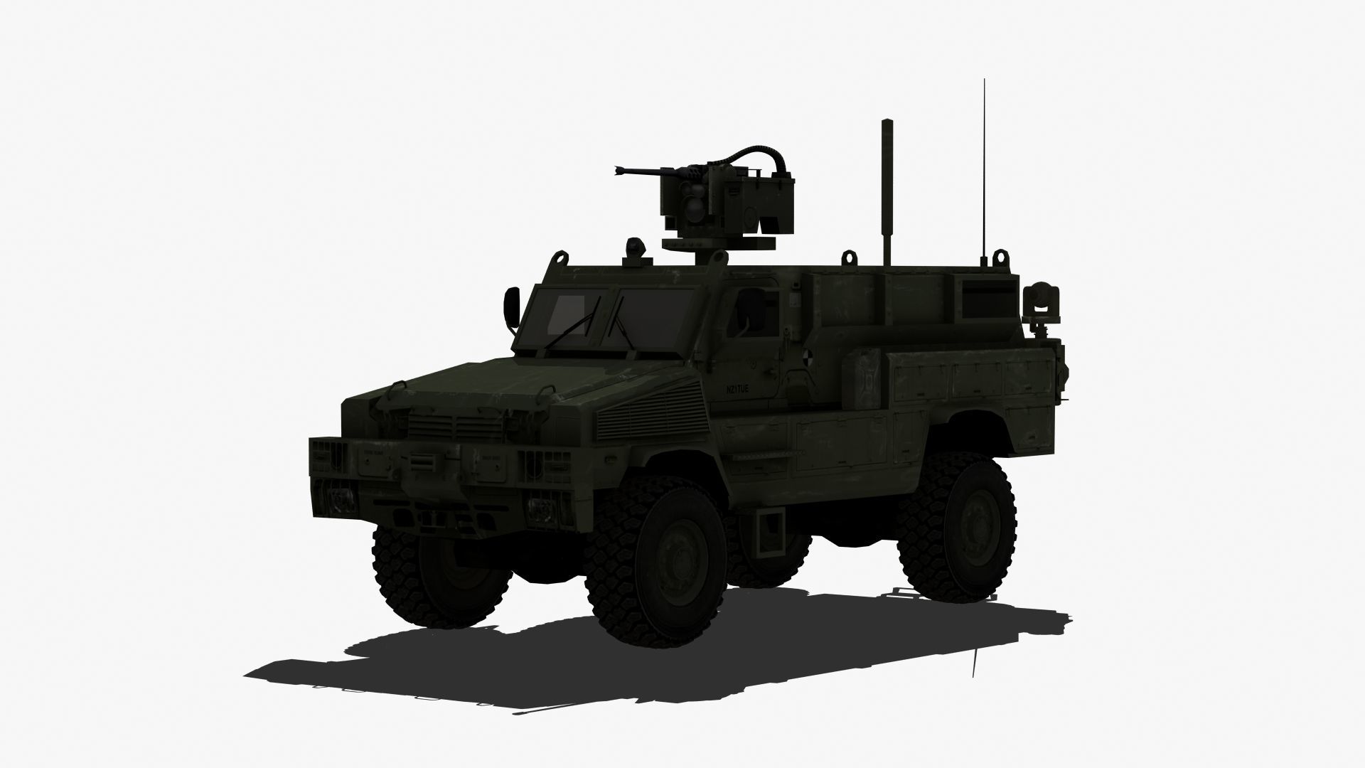 RG-31 Nyala Low-poly 3D model_34