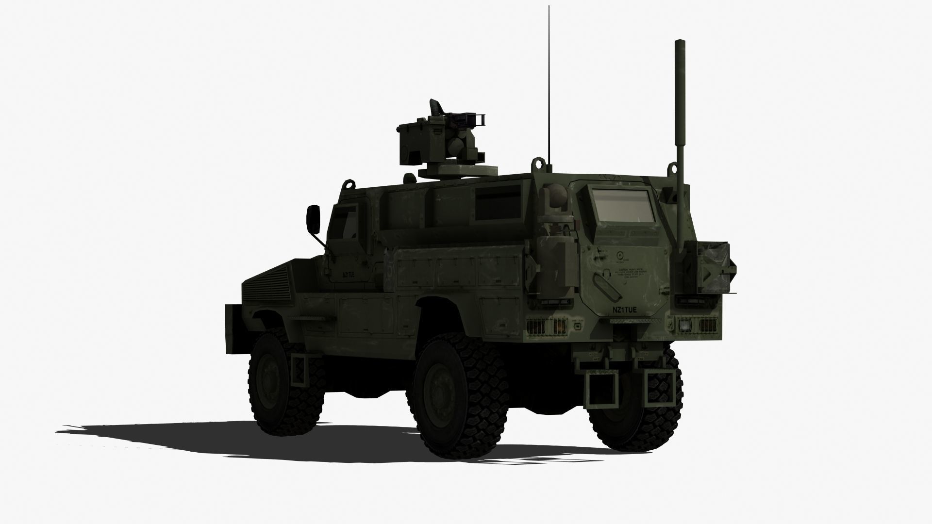 RG-31 Nyala Low-poly 3D model_25