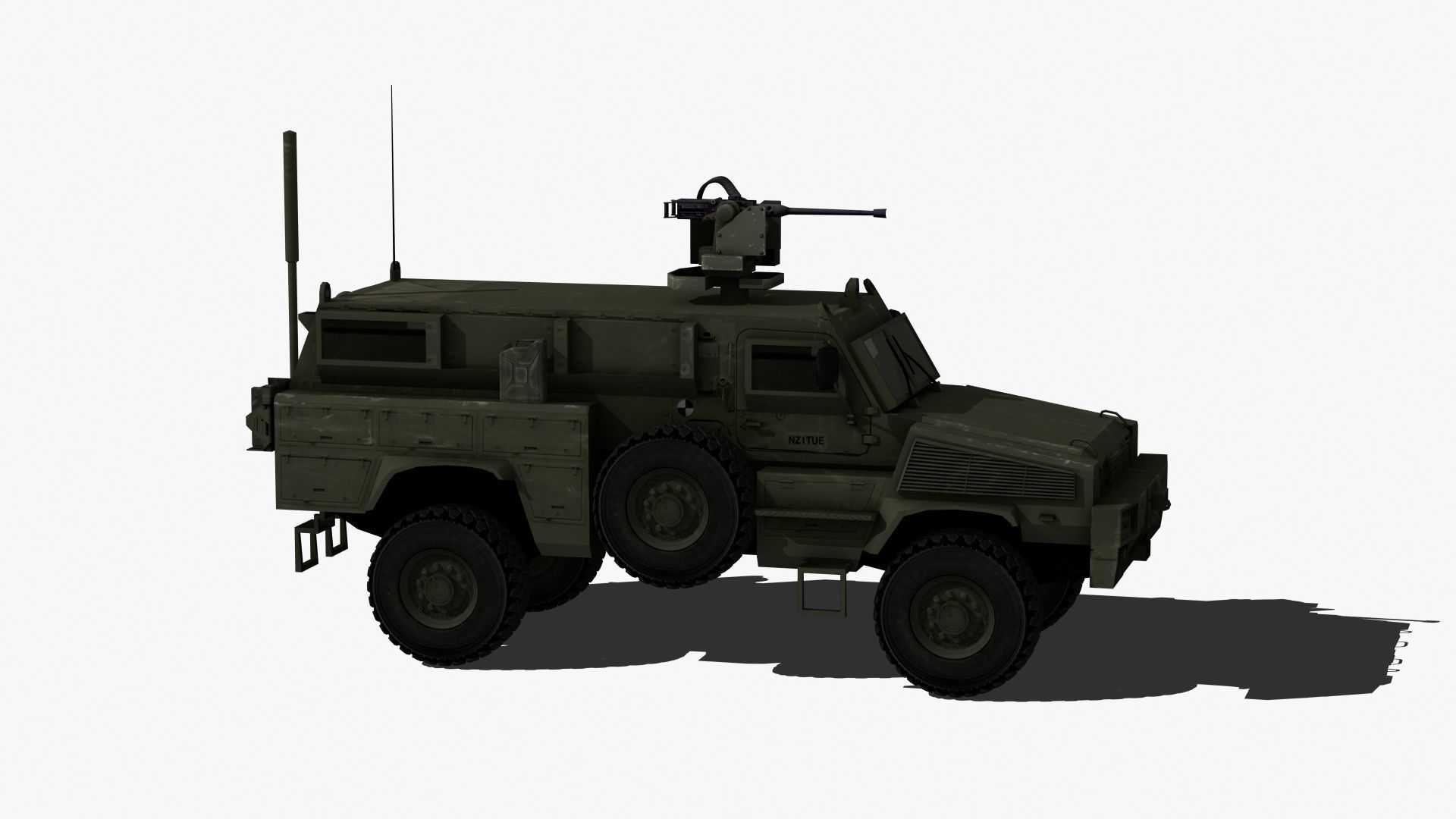 RG-31 Nyala Low-poly 3D model_27
