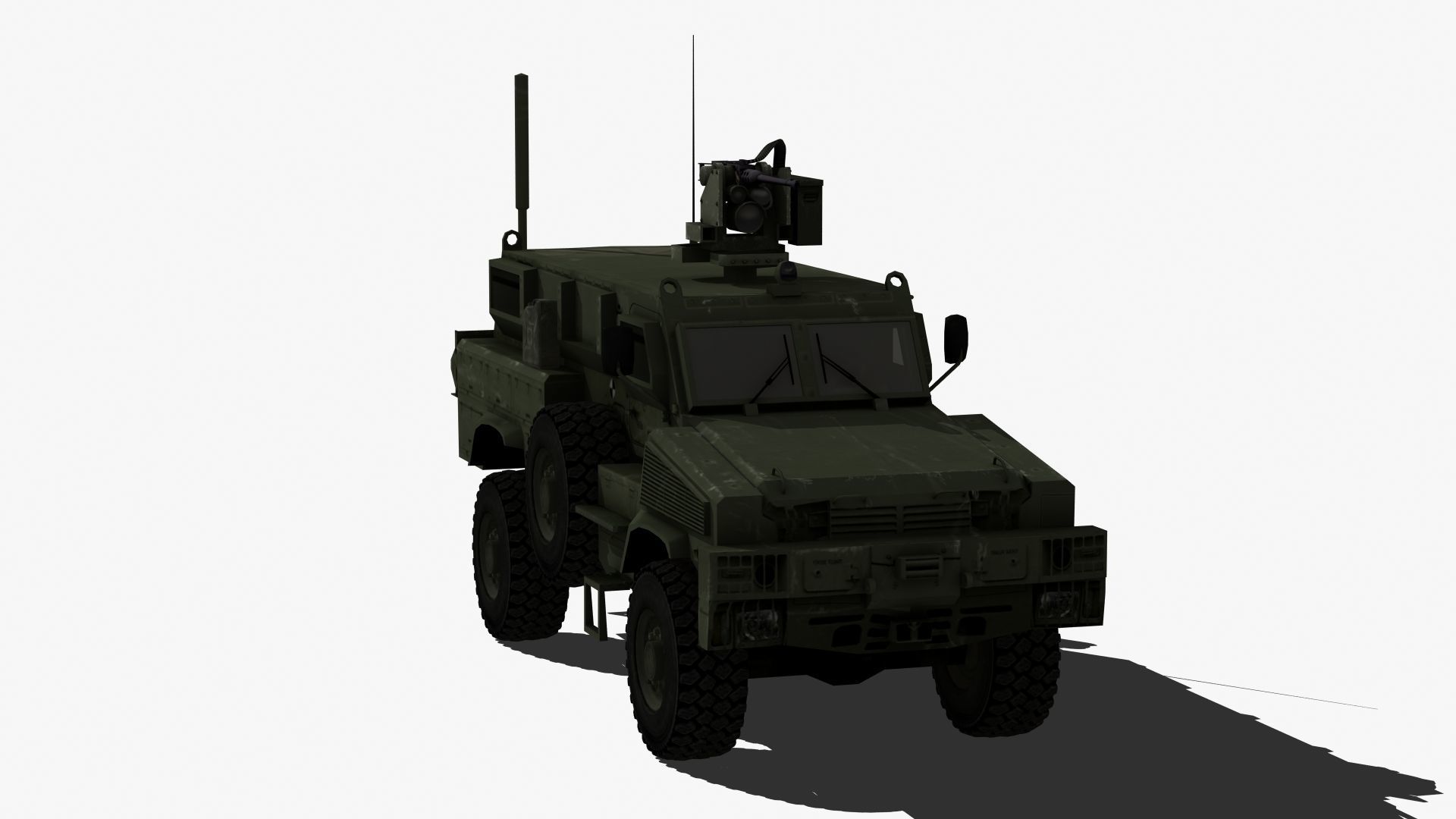 RG-31 Nyala Low-poly 3D model_31
