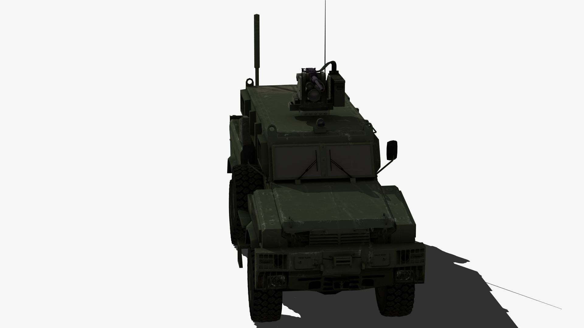 RG-31 Nyala Low-poly 3D model_32
