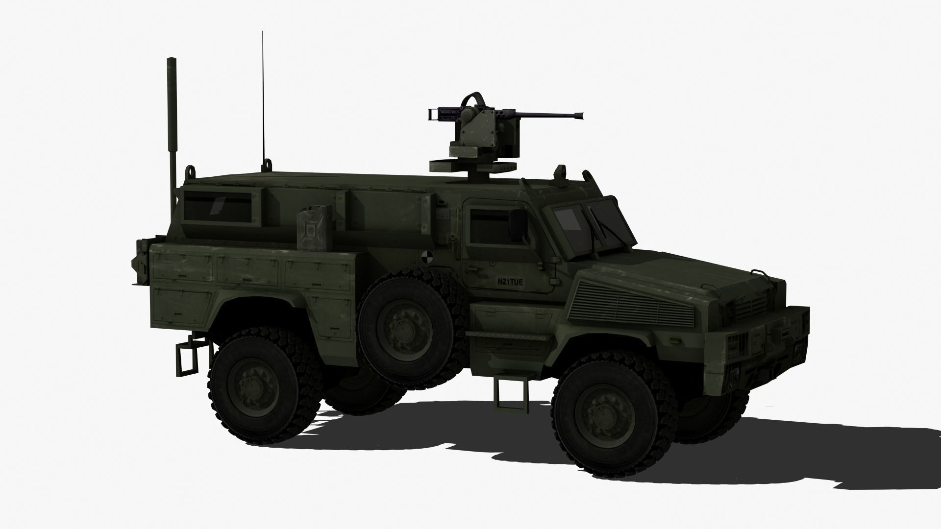 RG-31 Nyala Low-poly 3D model_29