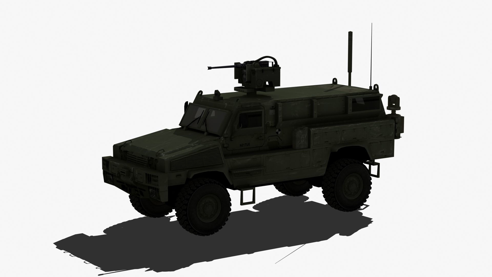 RG-31 Nyala Low-poly 3D model_22