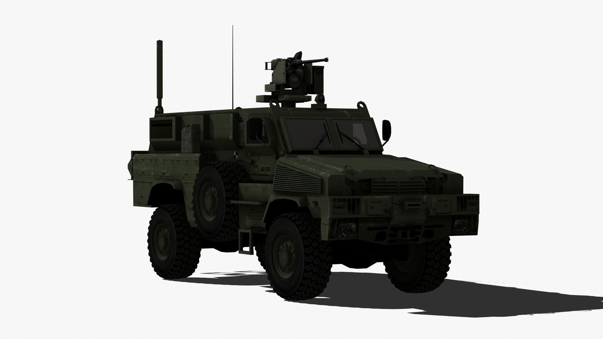 RG-31 Nyala Low-poly 3D model_30