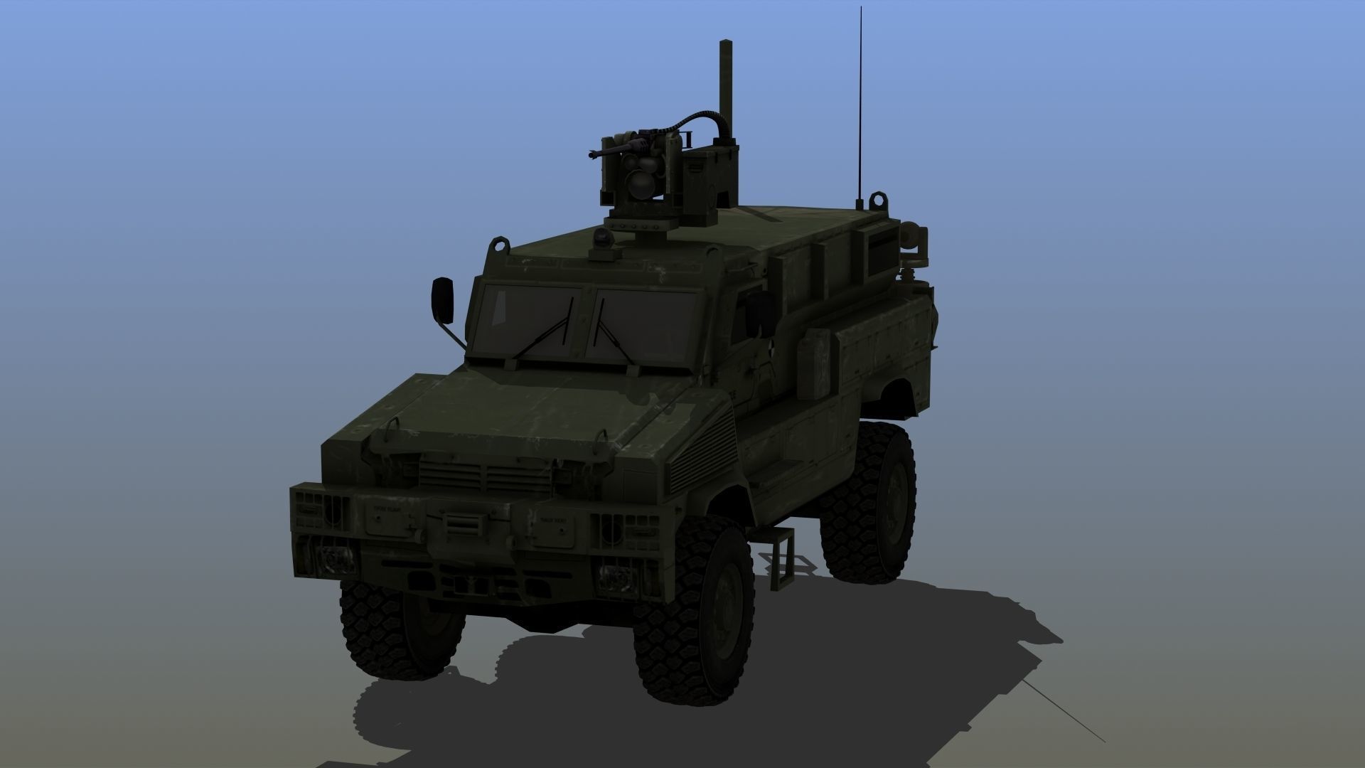 RG-31 Nyala Low-poly 3D model_13