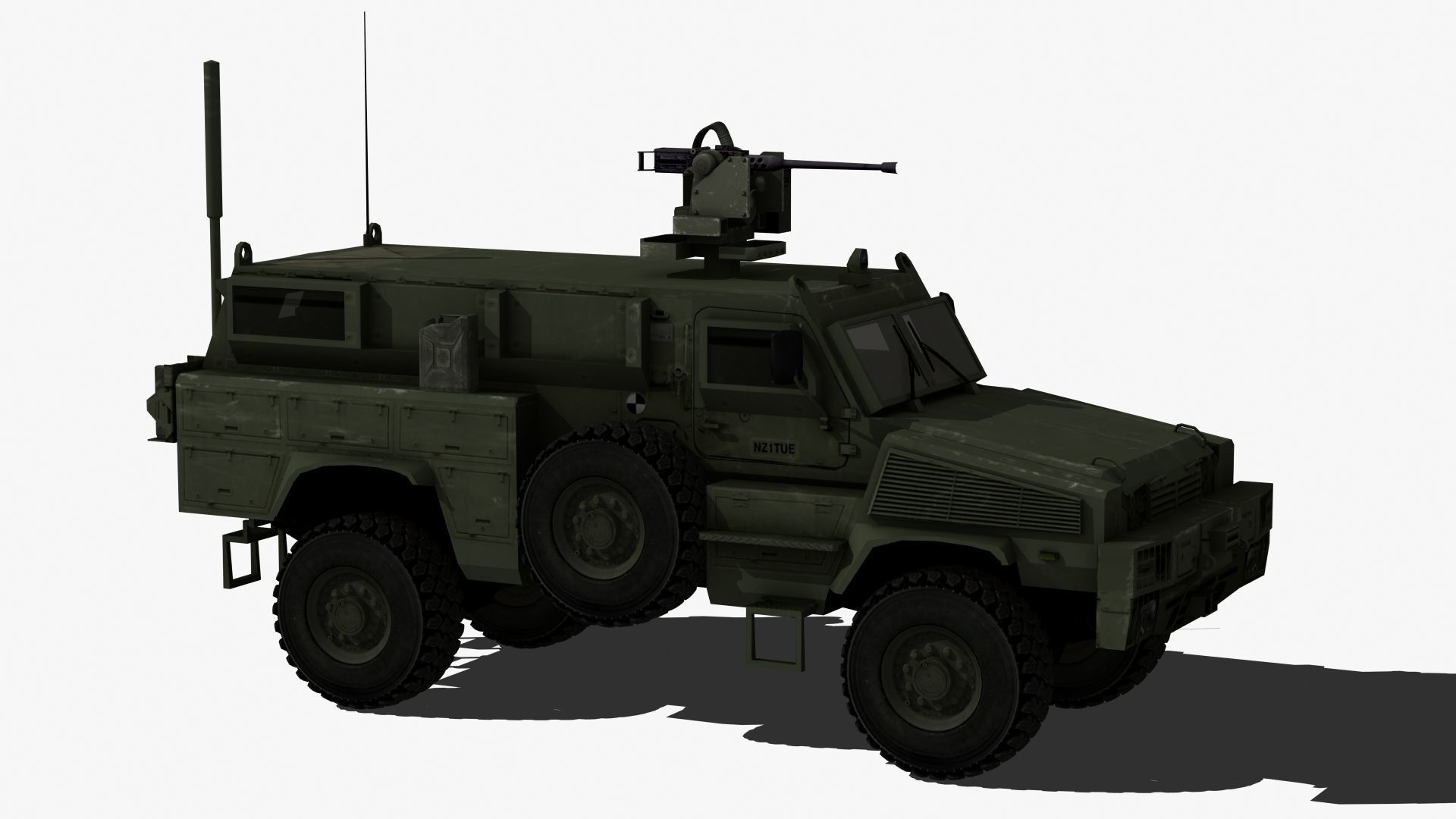 RG-31 Nyala Low-poly 3D model_26