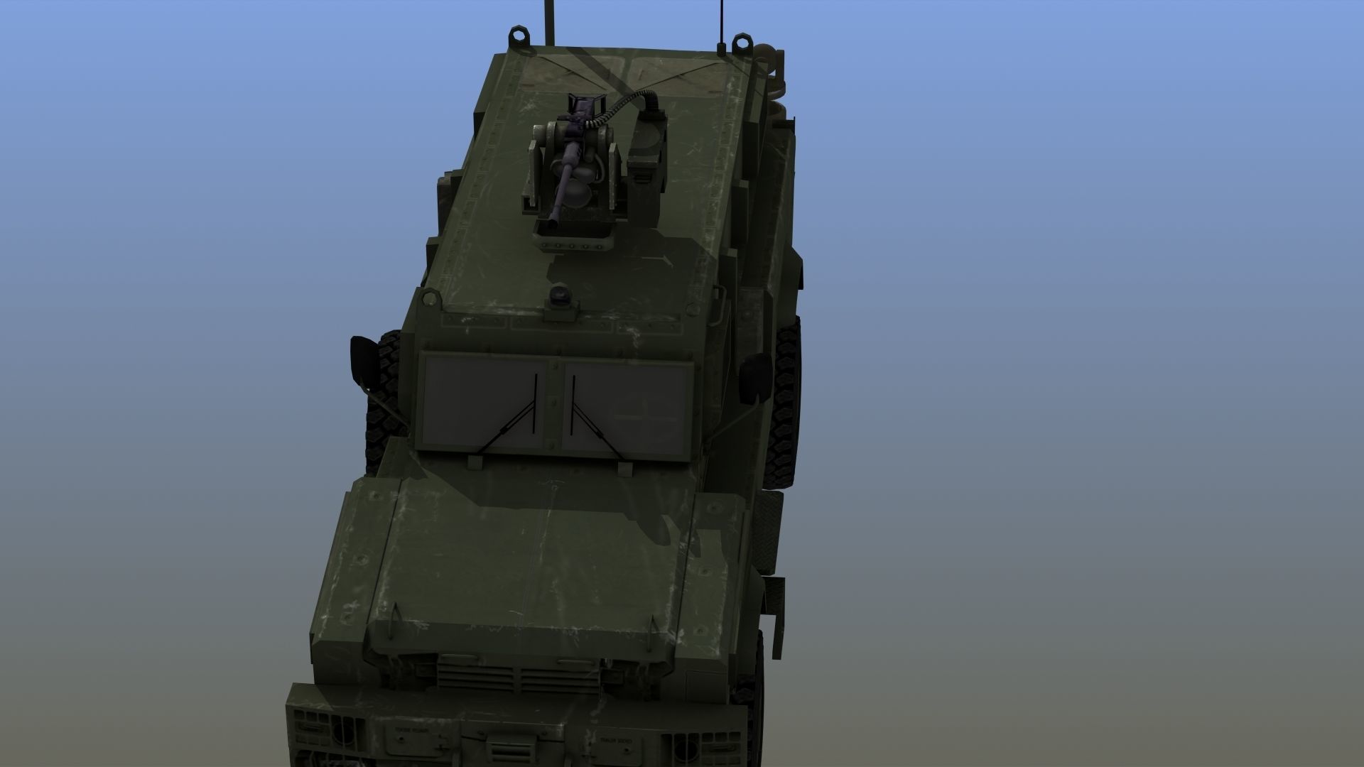 RG-31 Nyala Low-poly 3D model_15